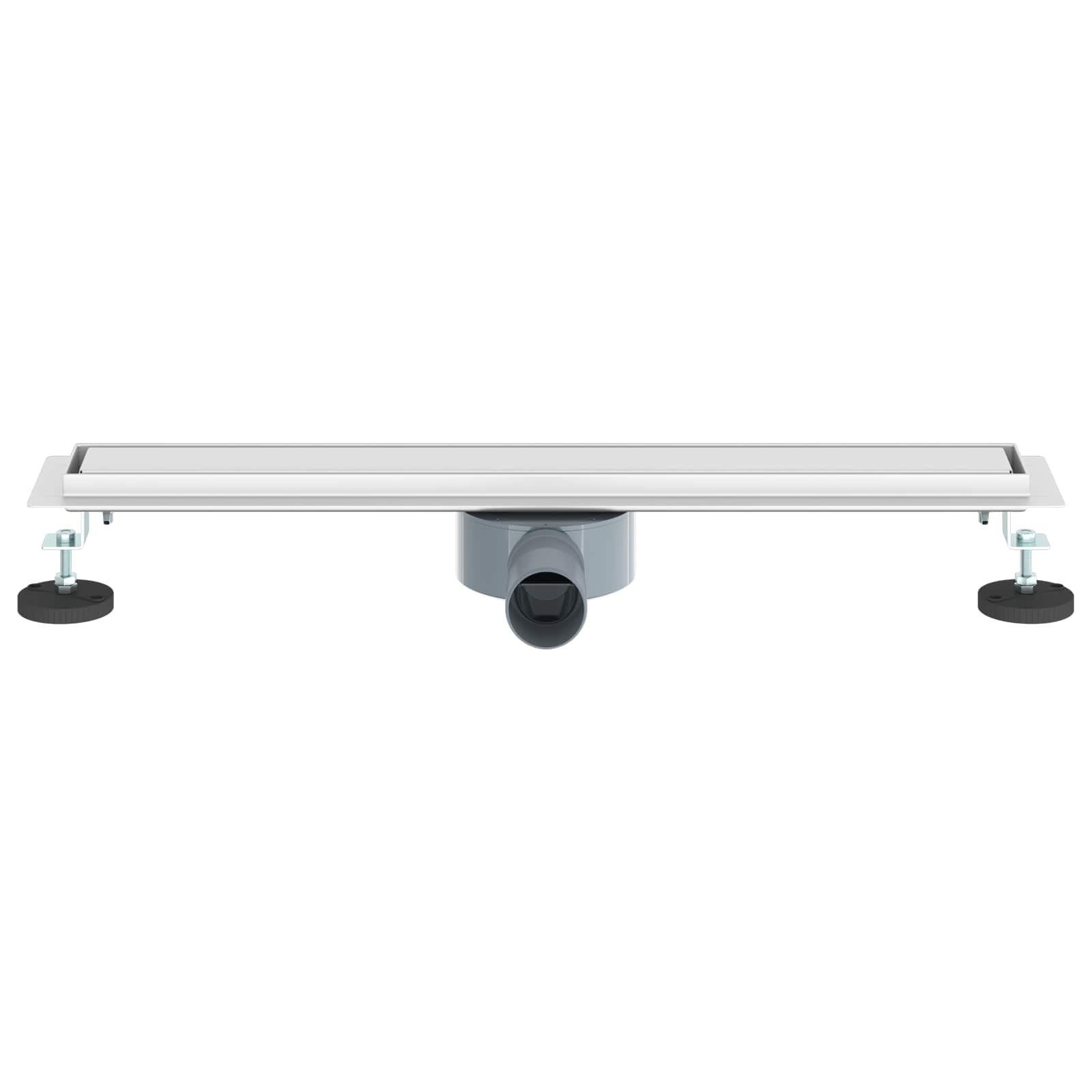 Dušo nuotekų 2-in-1 su 360° sifonu Sidabrinė 60 cm