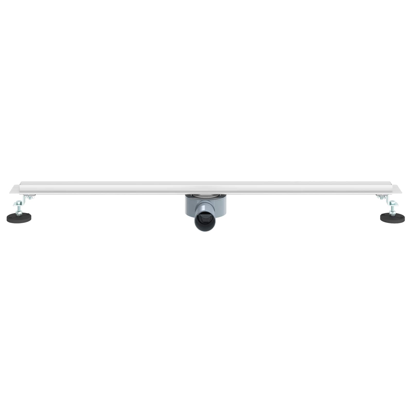 360° Dušo Nutekėjimas su Plonu Modeliu Sidabro 90 cm