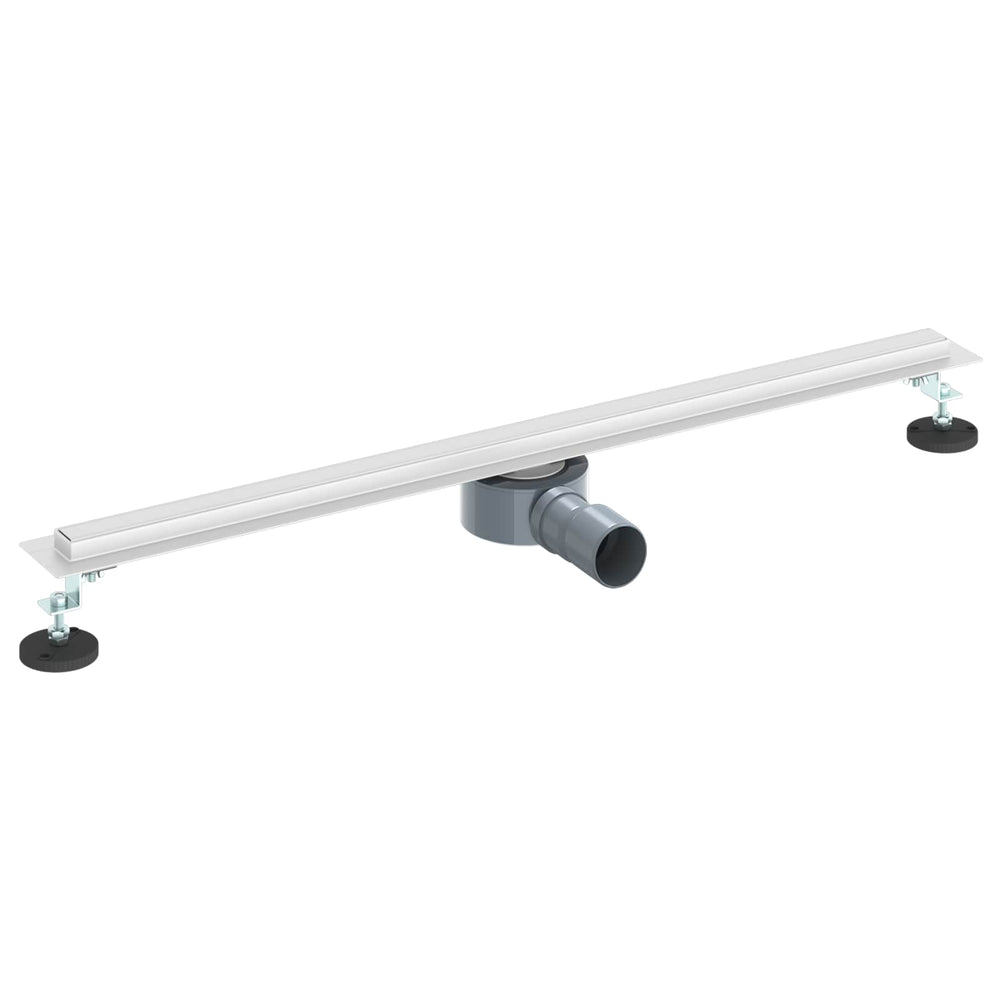 360° Dušo Nutekėjimas su Plonu Modeliu Sidabro 80 cm