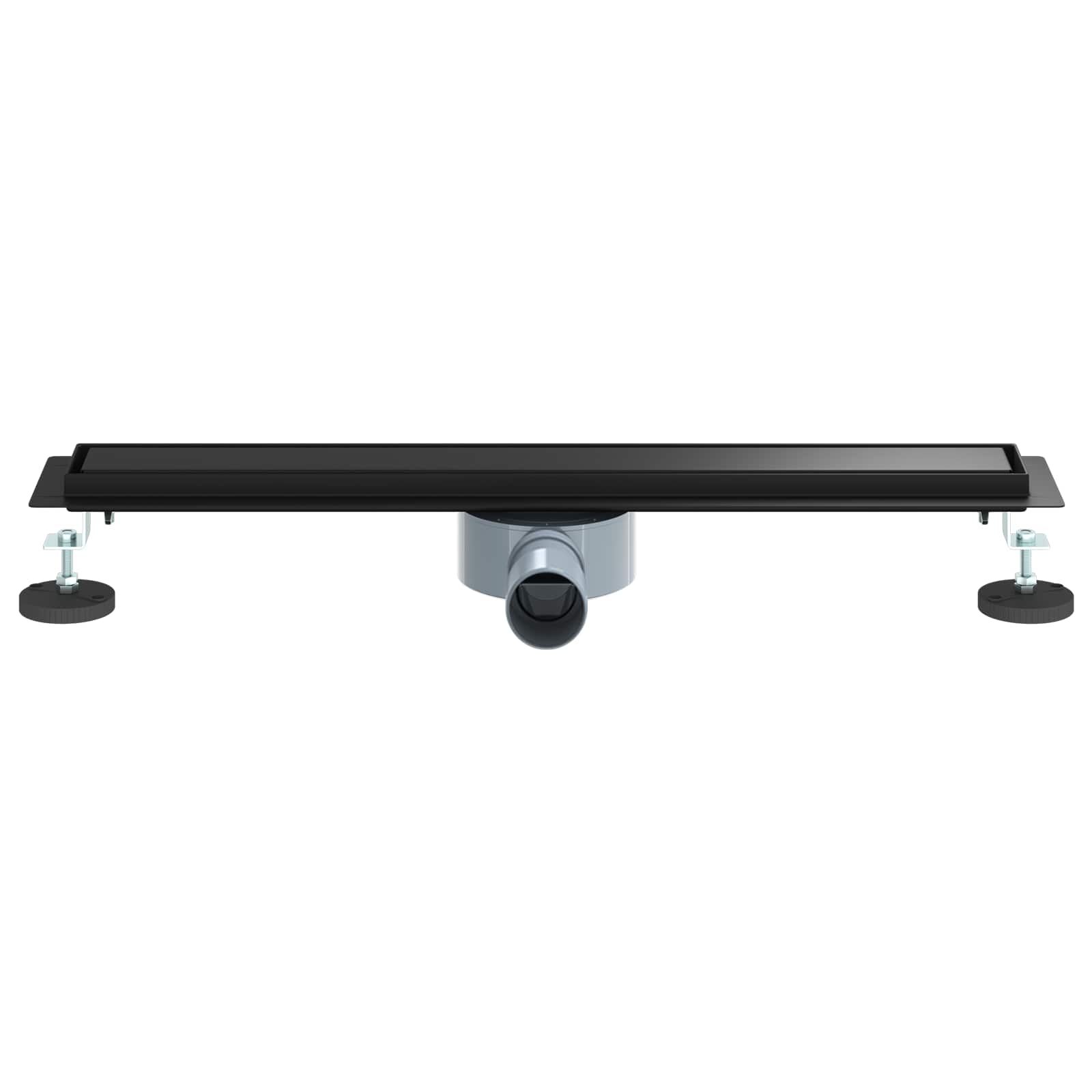 Dušo nuotekų 2-in-1 su 360° sifonu Juoda 60 cm