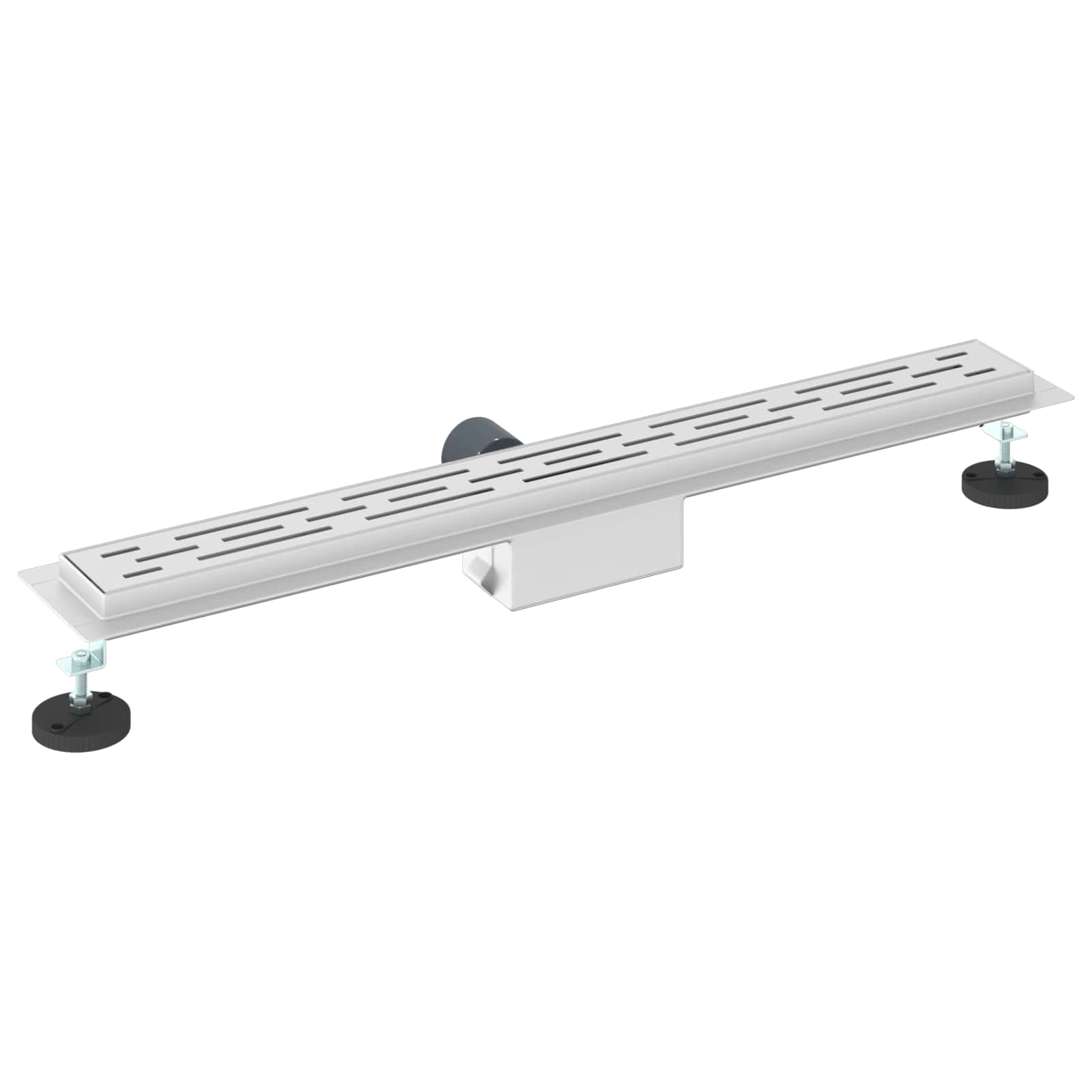 Dušas noteka ar lineāru dizainu Sudraba 70 cm