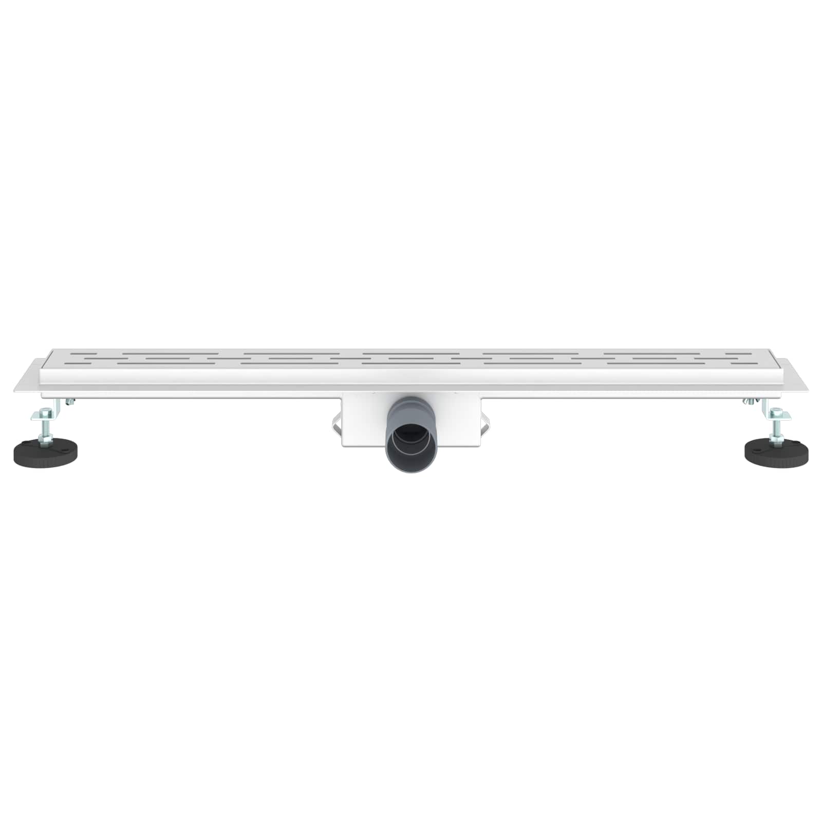 Dušas noteka ar lineāru dizainu Sudraba 70 cm