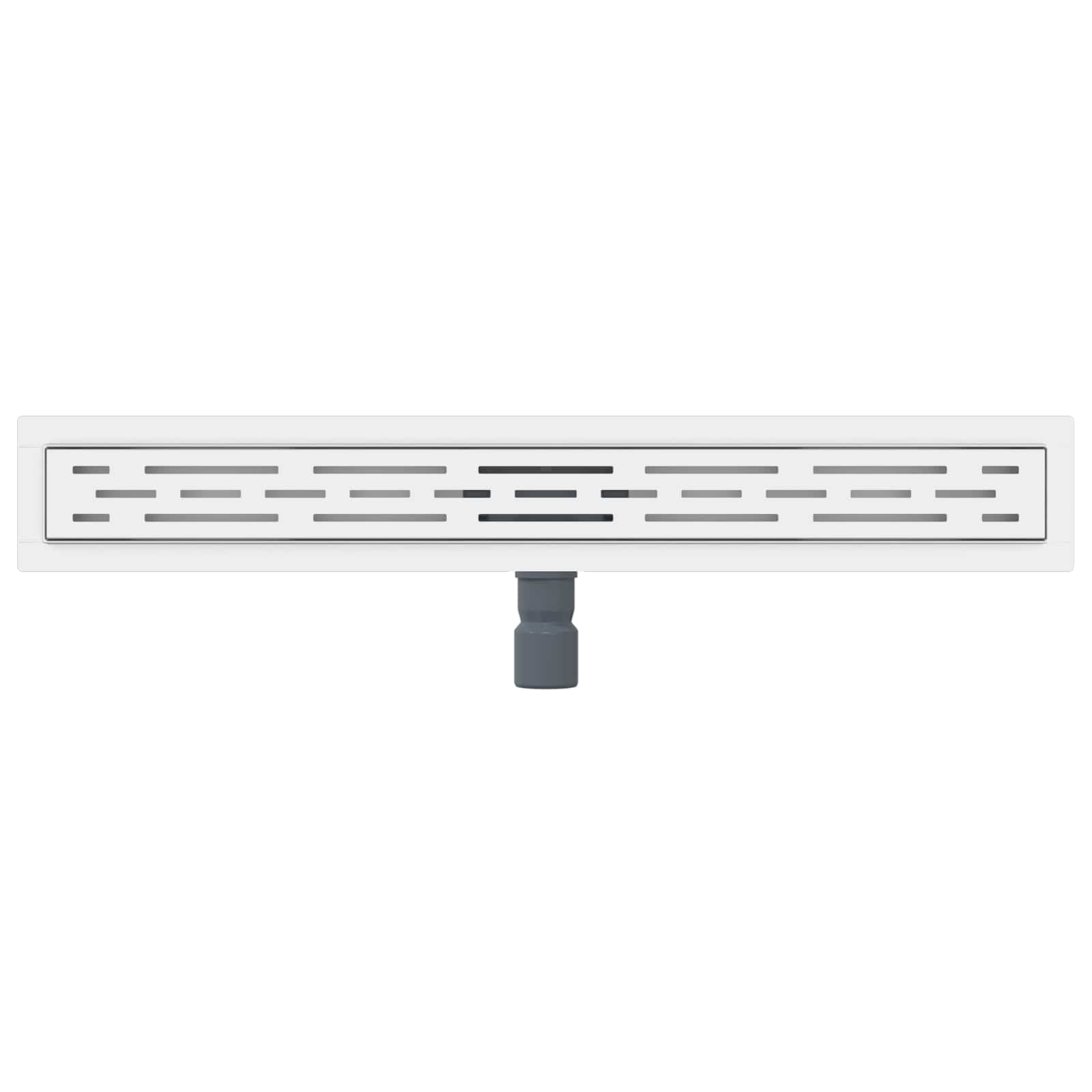 Dušas noteka ar lineāru dizainu Sudraba 70 cm