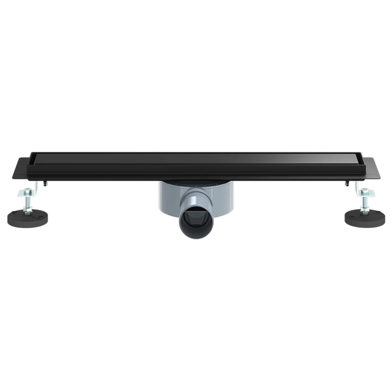 Dušo nuotekų 2-in-1 su 360° sifonu Juoda 50 cm