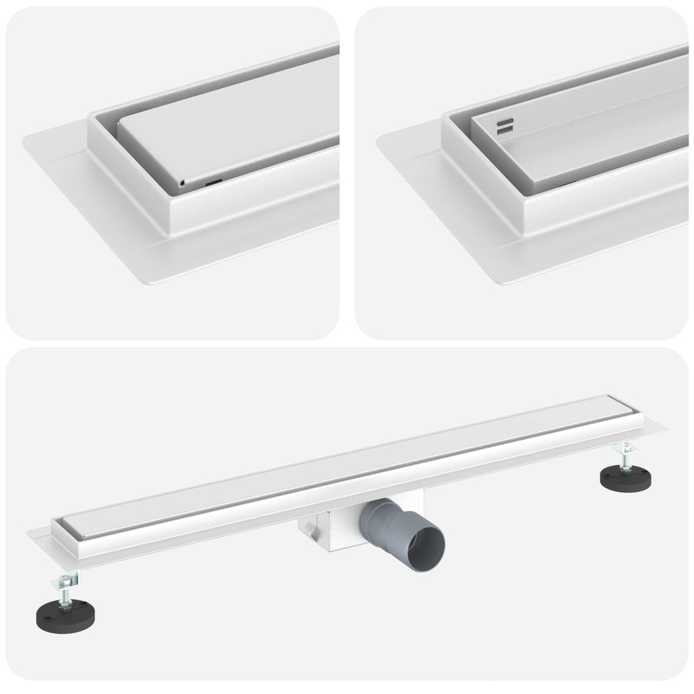2 vienā dušas noteka Sudraba 70 cm