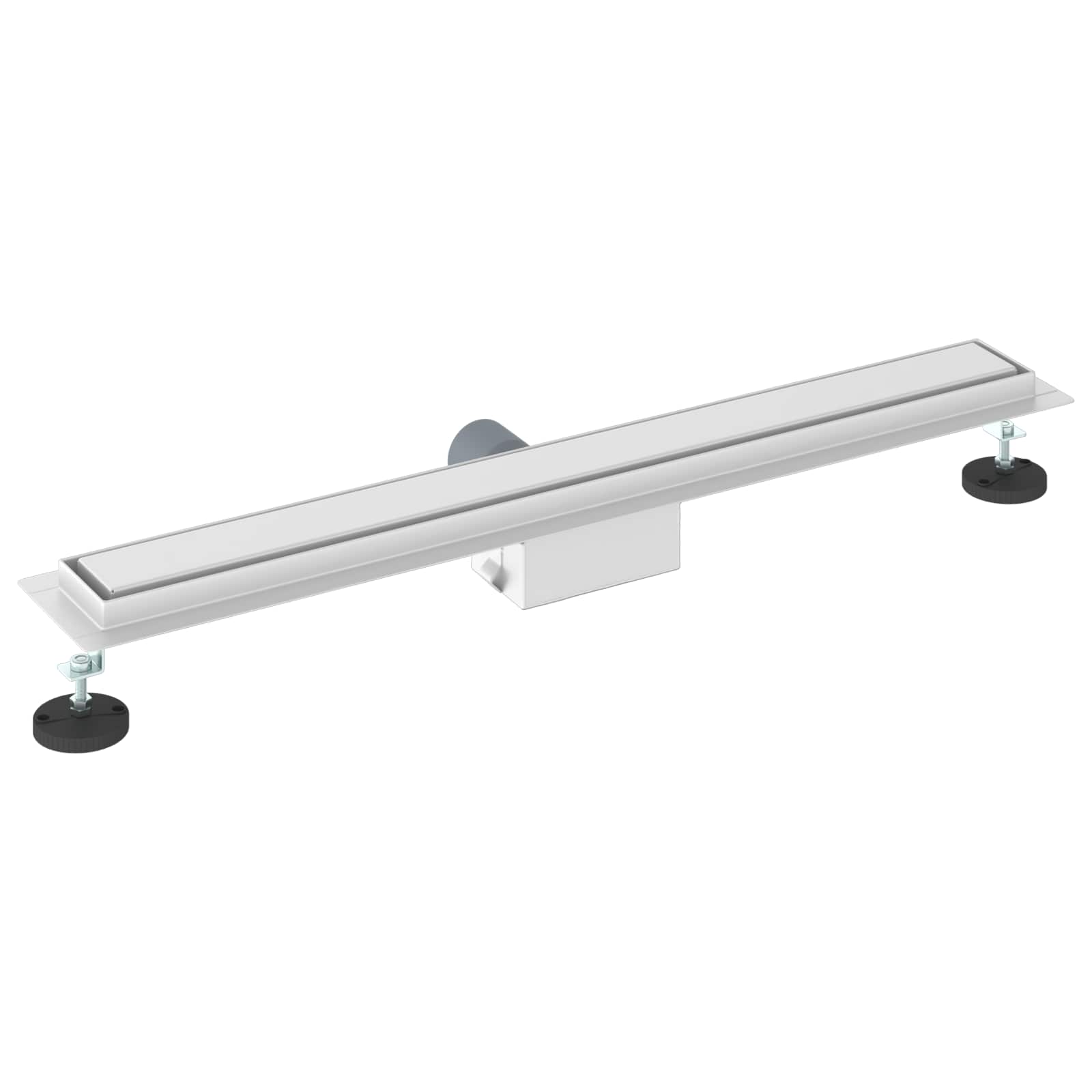 2-in-1 Shower Drain Silver 70 cm