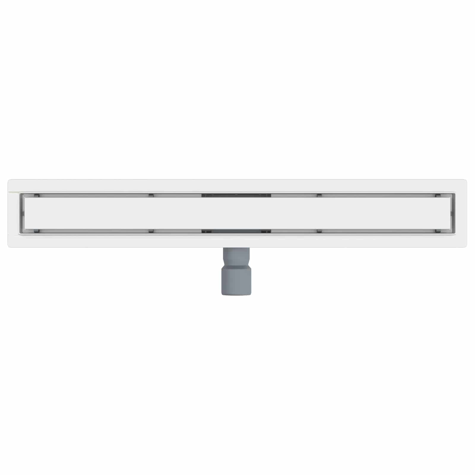 2-in-1 Shower Drain Silver 70 cm