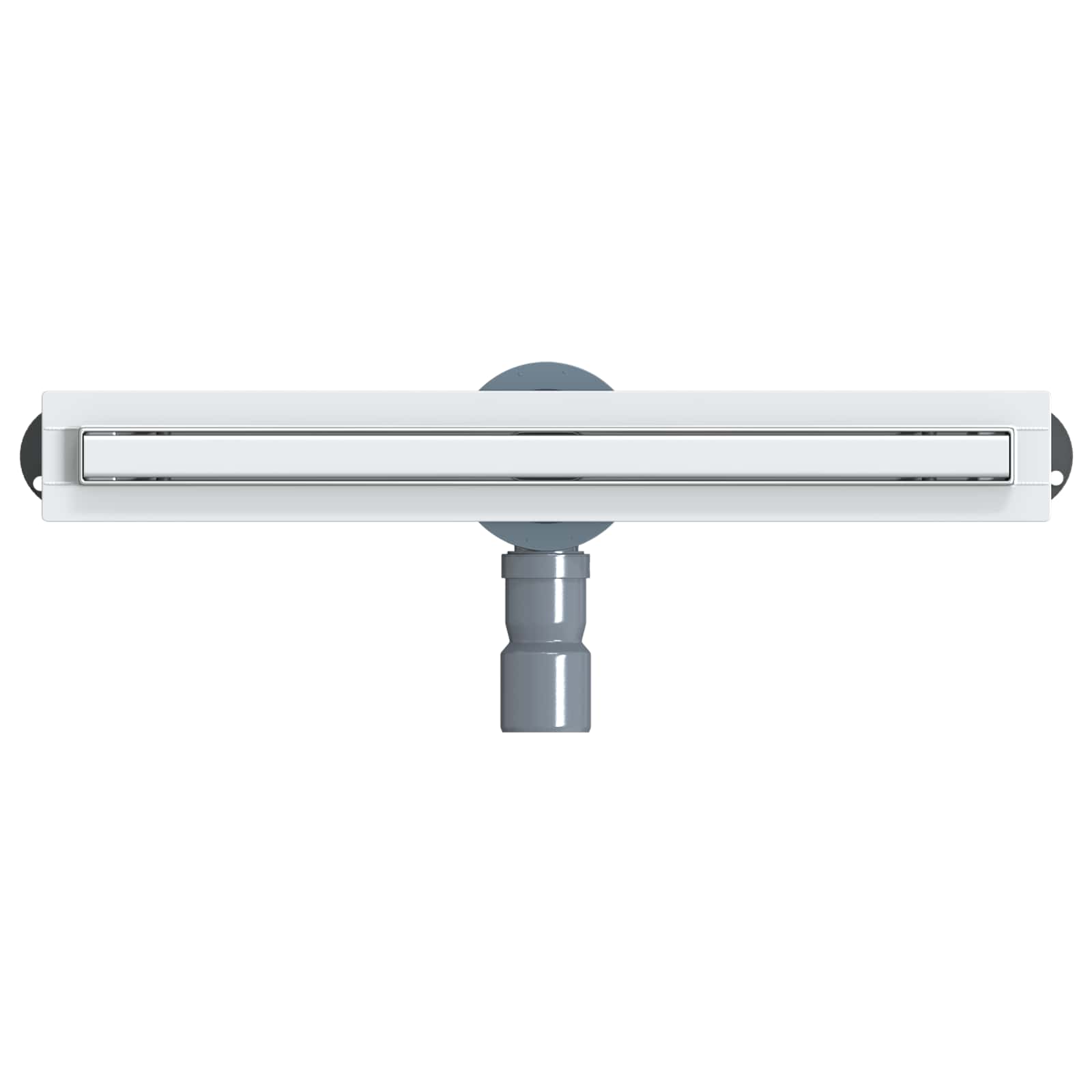 360° Shower Drain with Slim Design Silver 50 cm