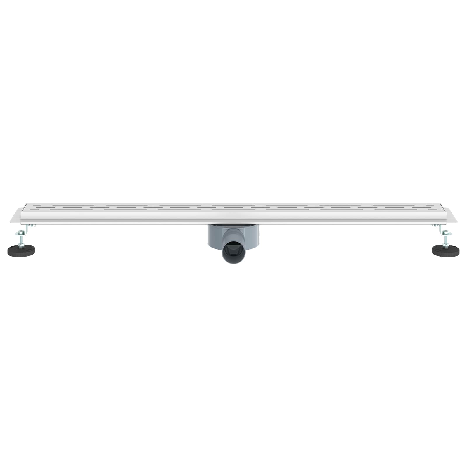 Dušas notekas stikla vāks ar 360° sifonu Sudrabs 90 cm