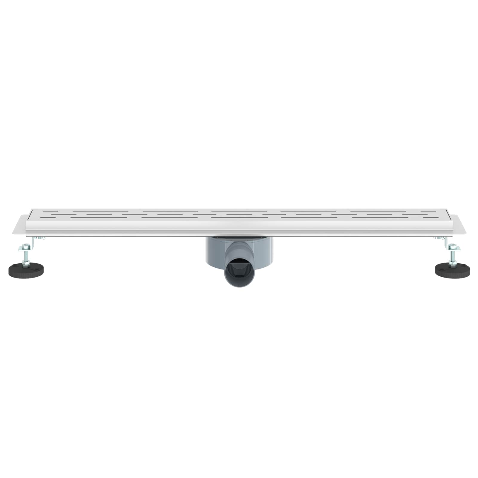 Dušas notekas stikla vāks ar 360° sifonu Sudrabs 70 cm
