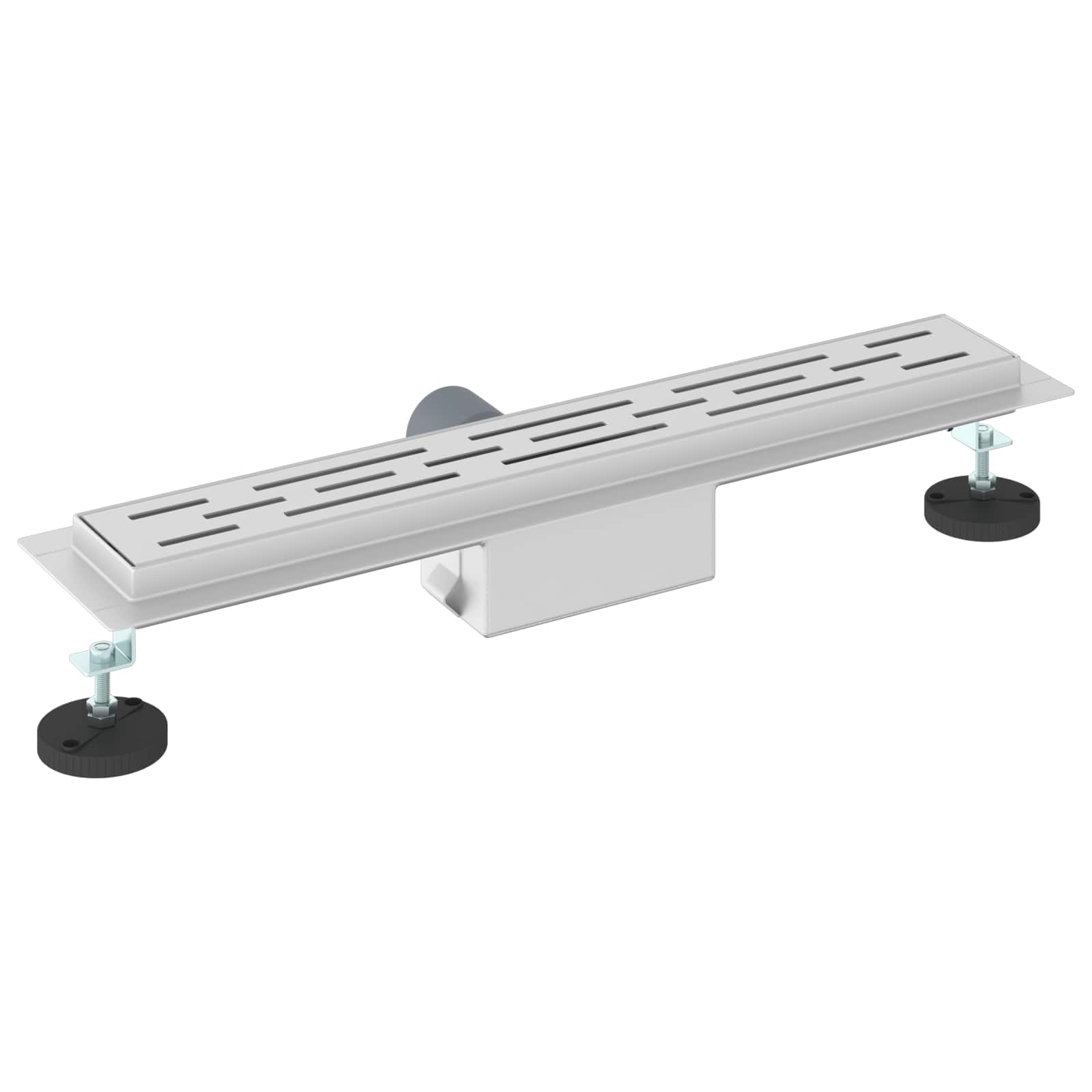 Dušas noteka ar lineāru dizainu Sudraba 50 cm