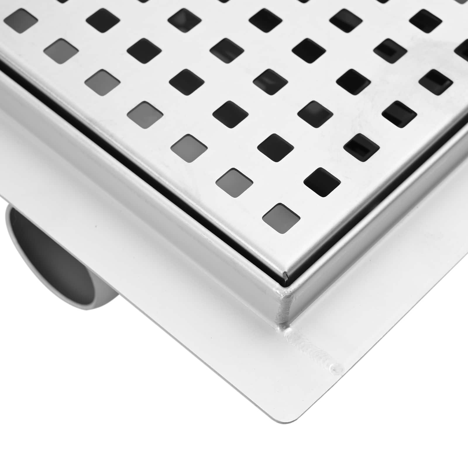 Taškų dušo drenažas Sidabro 20 x 20 cm Nerūdijantis plienas 304
