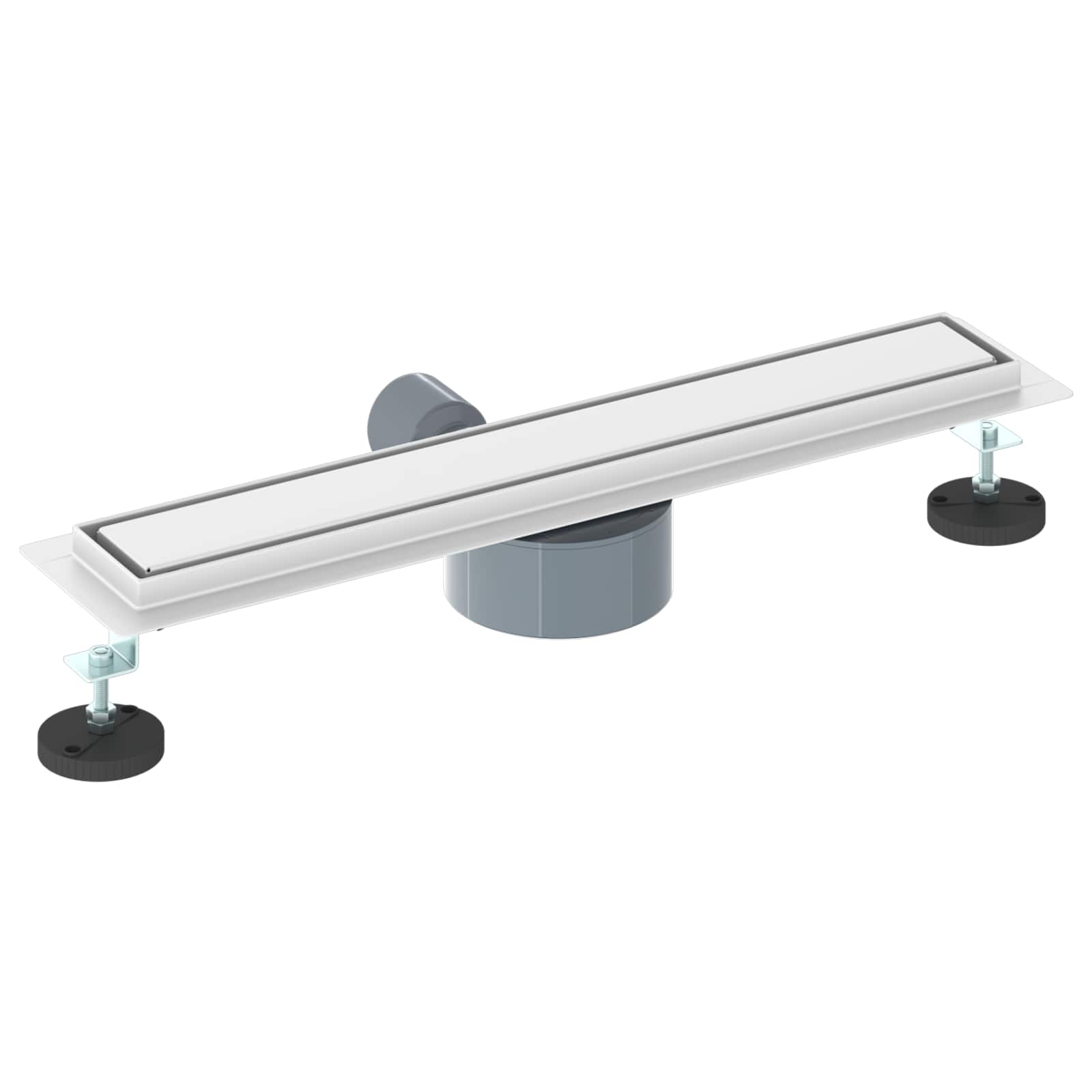 Dušo nuotekų 2-in-1 su 360° sifonu Sidabro 50 cm