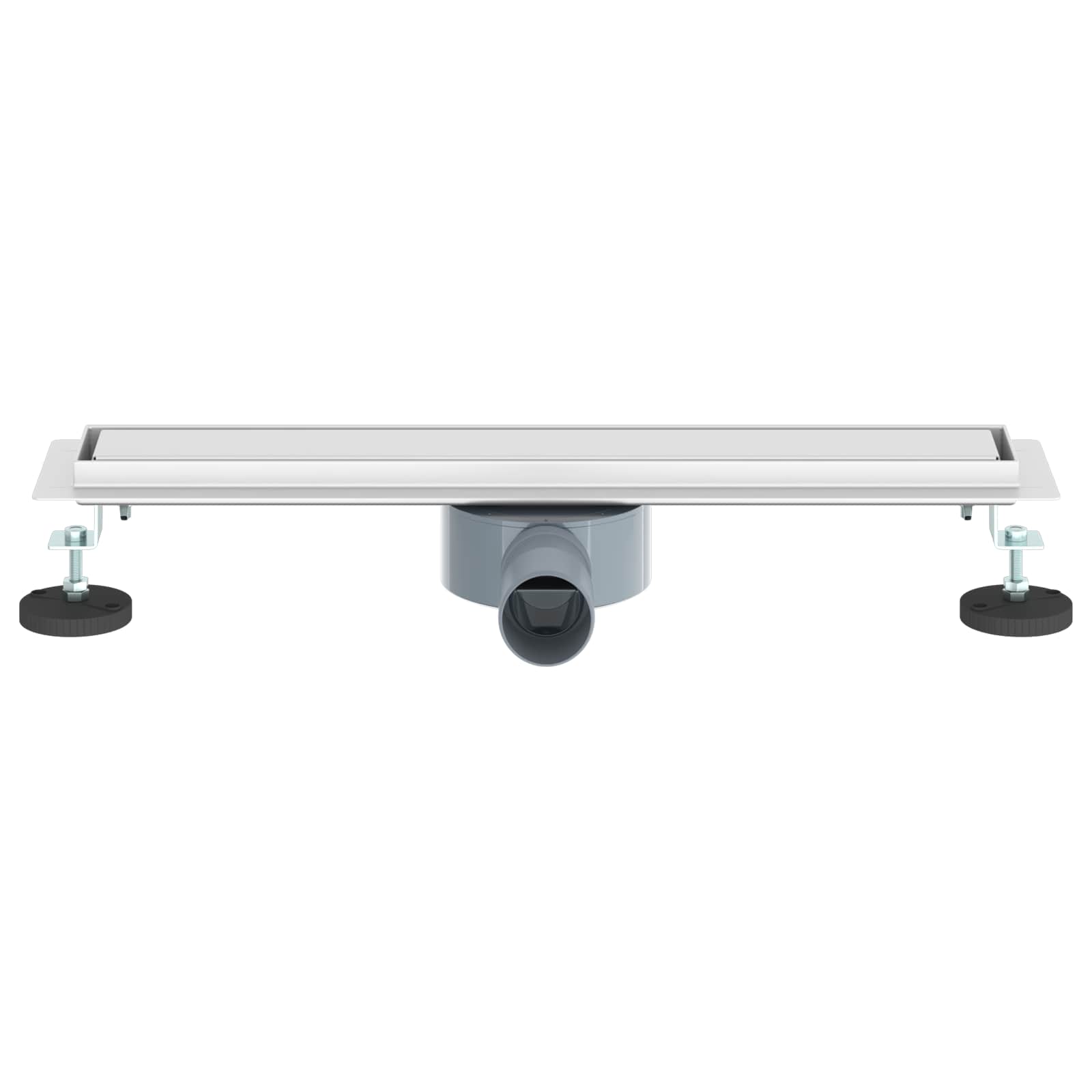 Dušo nuotekų 2-in-1 su 360° sifonu Sidabro 50 cm