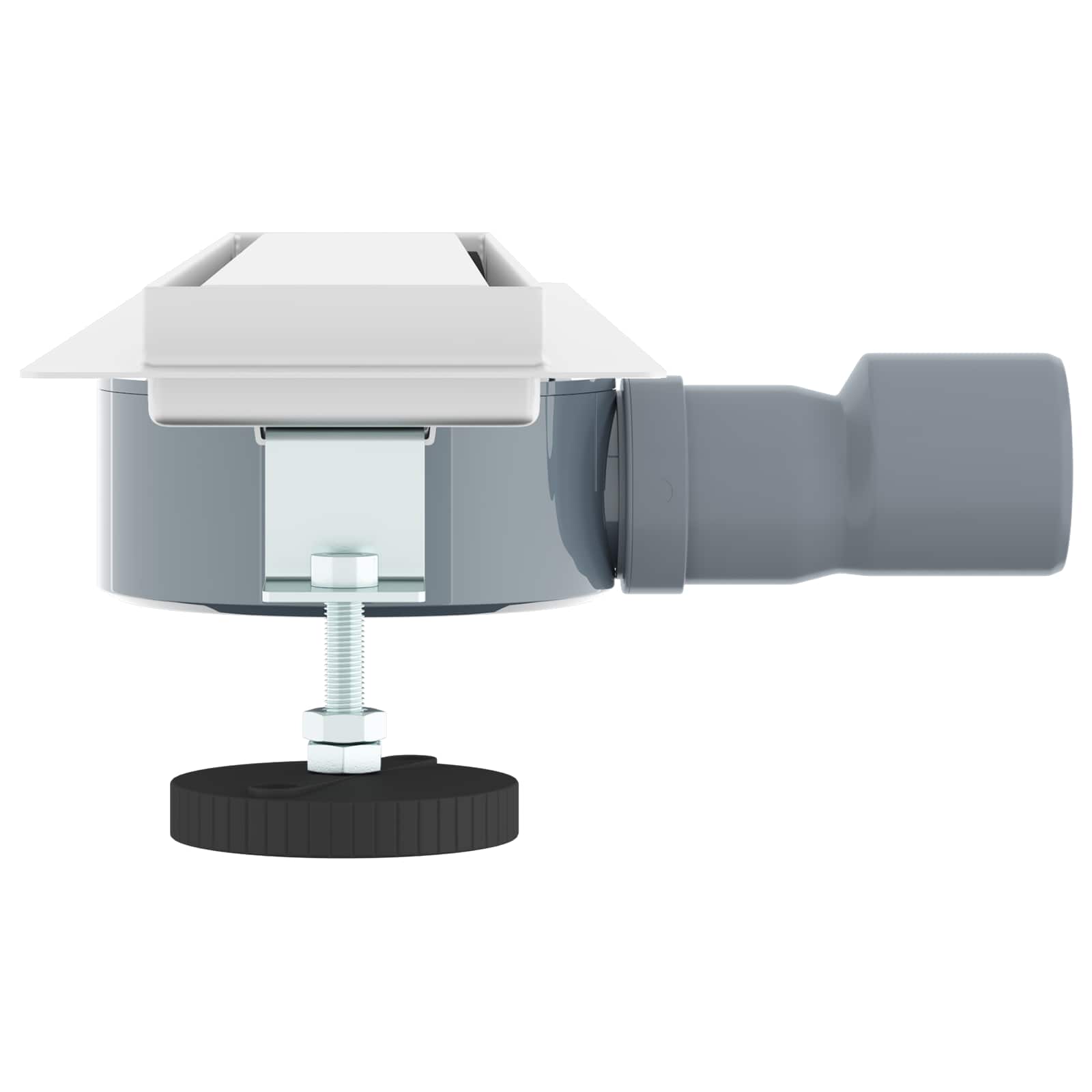 Dušo nuotekų 2-in-1 su 360° sifonu Sidabro 50 cm