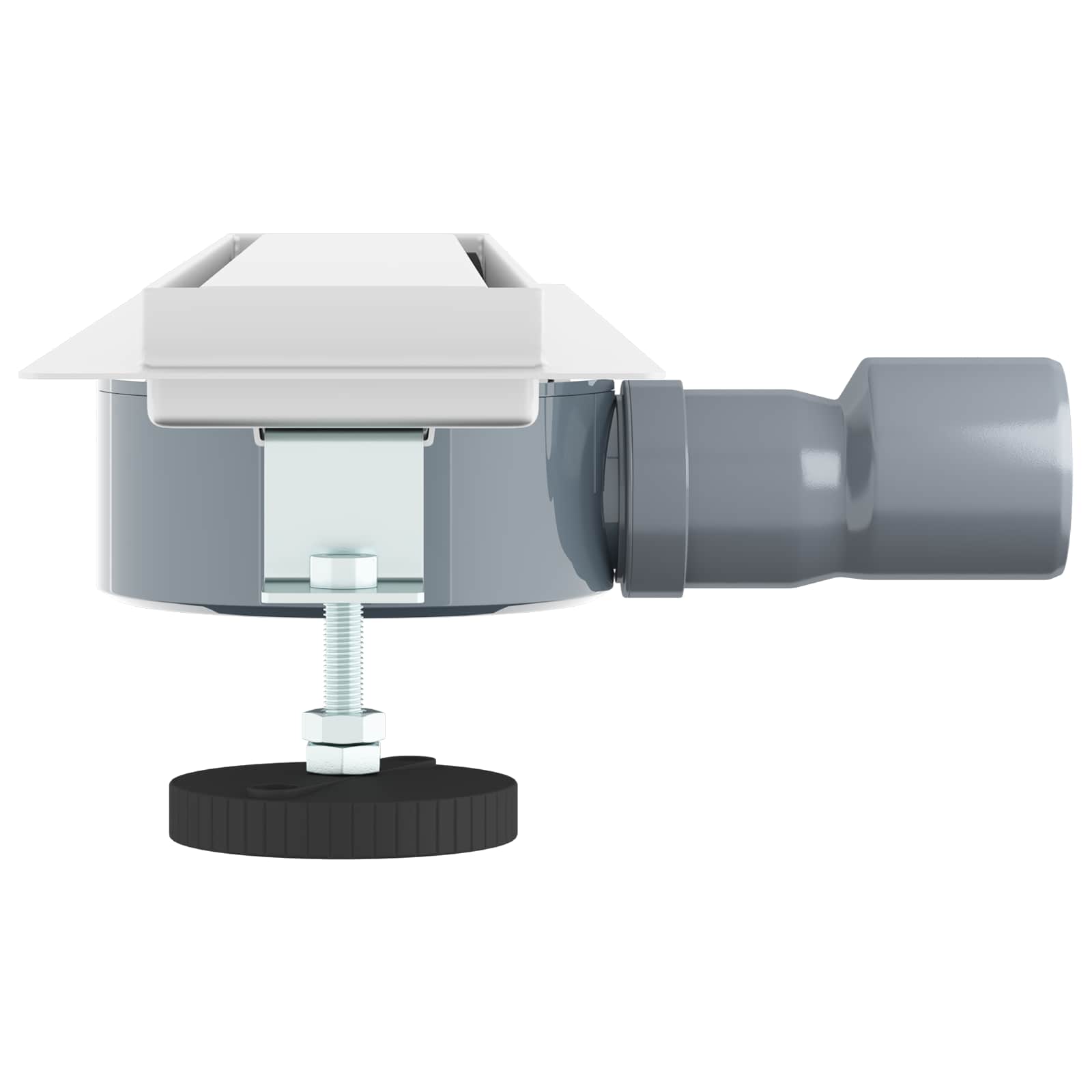 Dušo nuotekų 2-in-1 su 360° sifonu Sidabro 50 cm