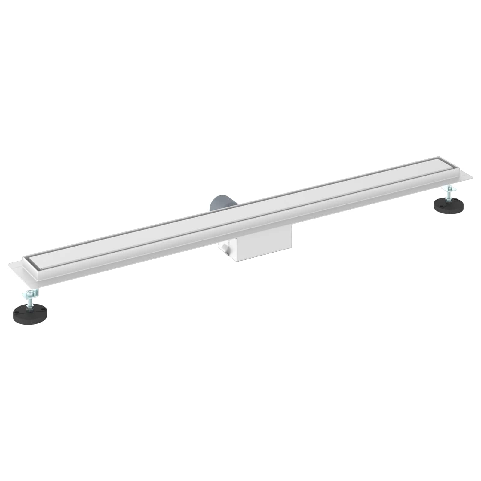 2-in-1 Shower Drain Silver 90 cm