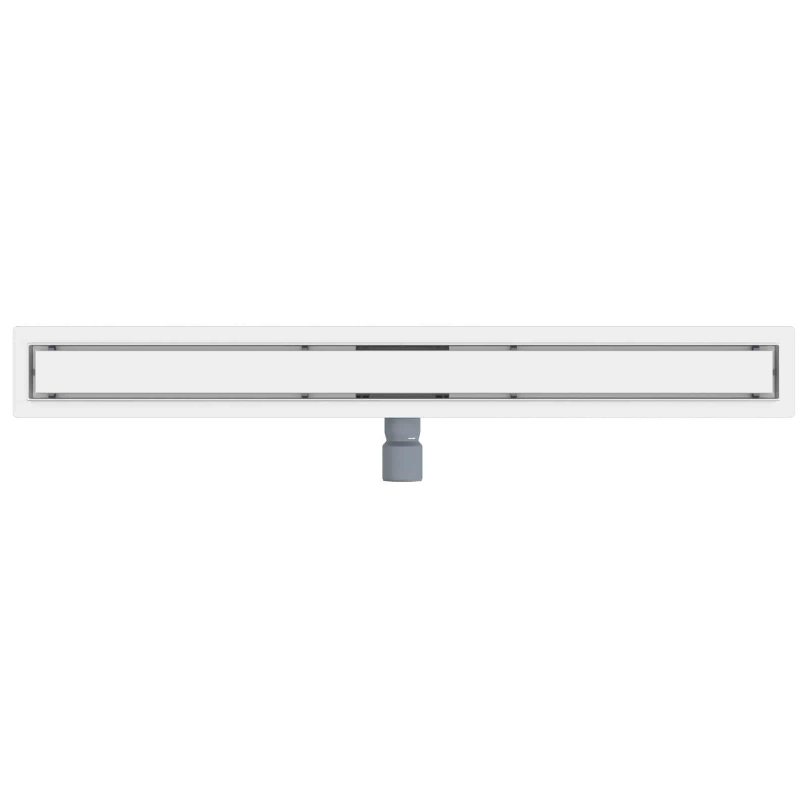 2-in-1 Shower Drain Silver 90 cm