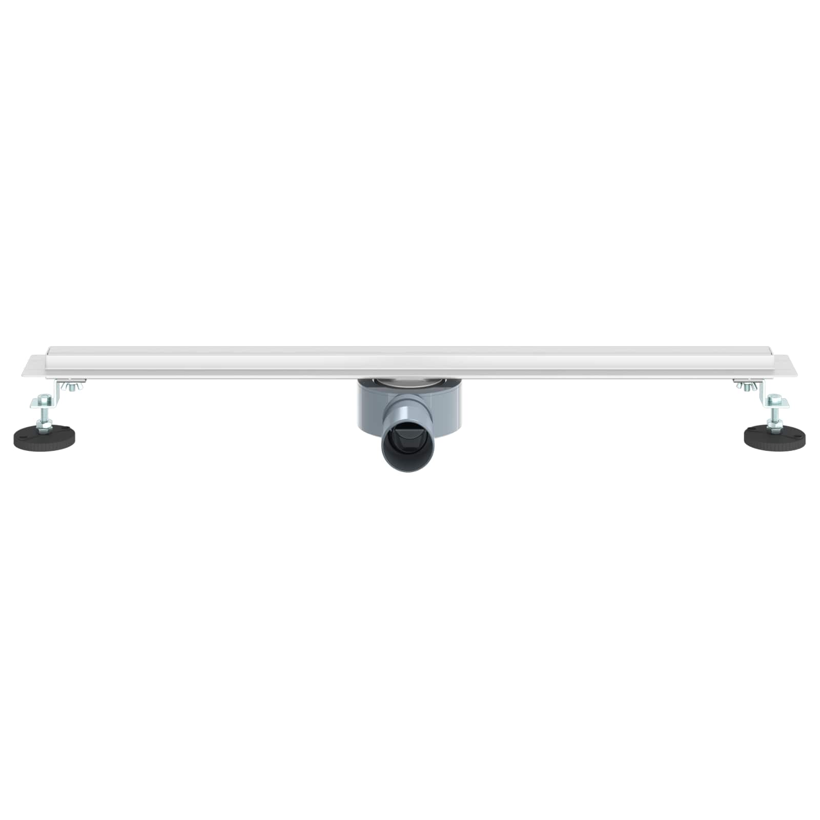 360° Shower Drain with Slim Design Silver 70 cm