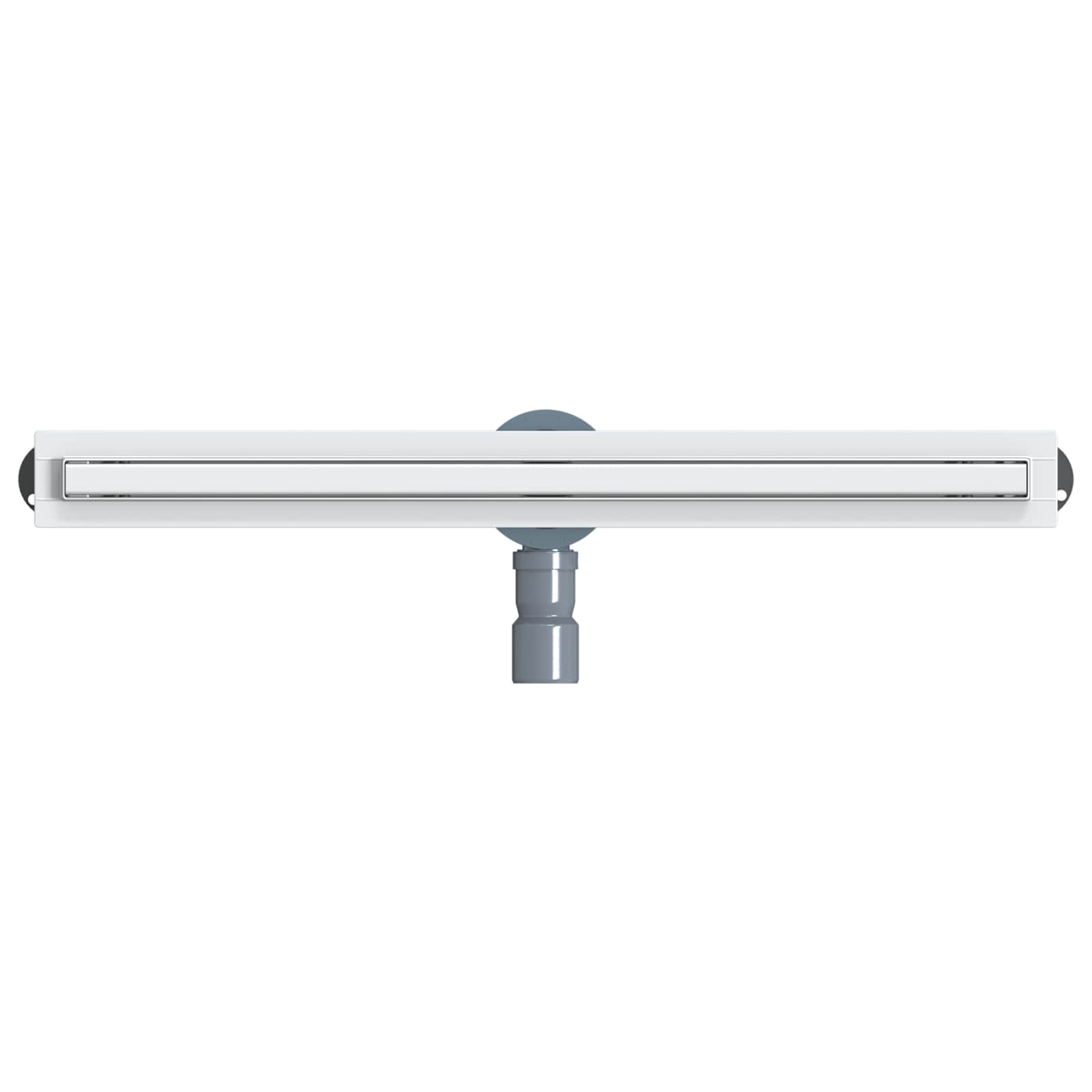 360° Shower Drain with Slim Design Silver 70 cm