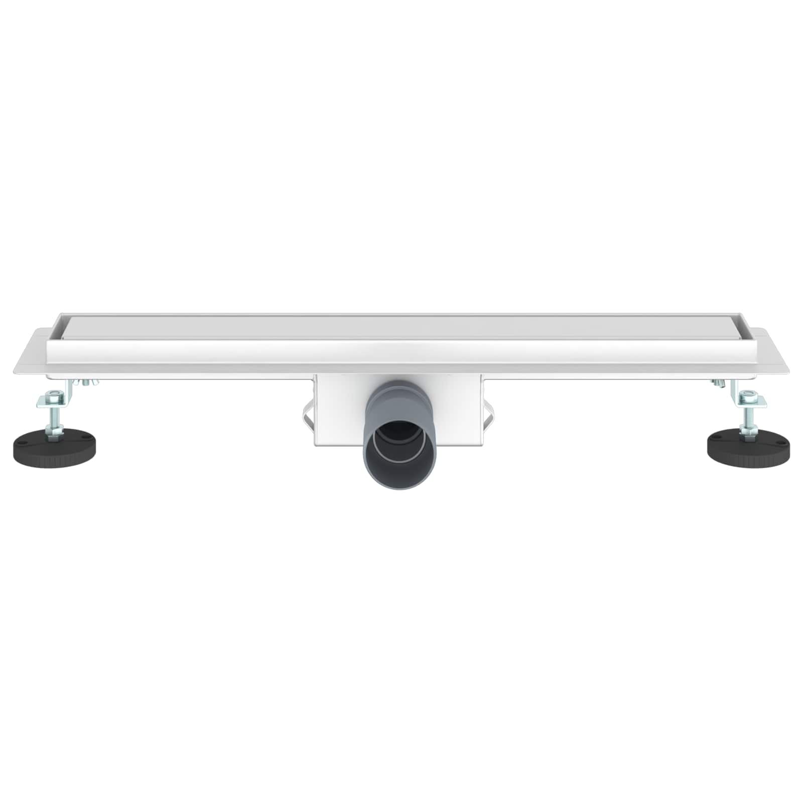 2-in-1 Shower Drain Silver 50 cm