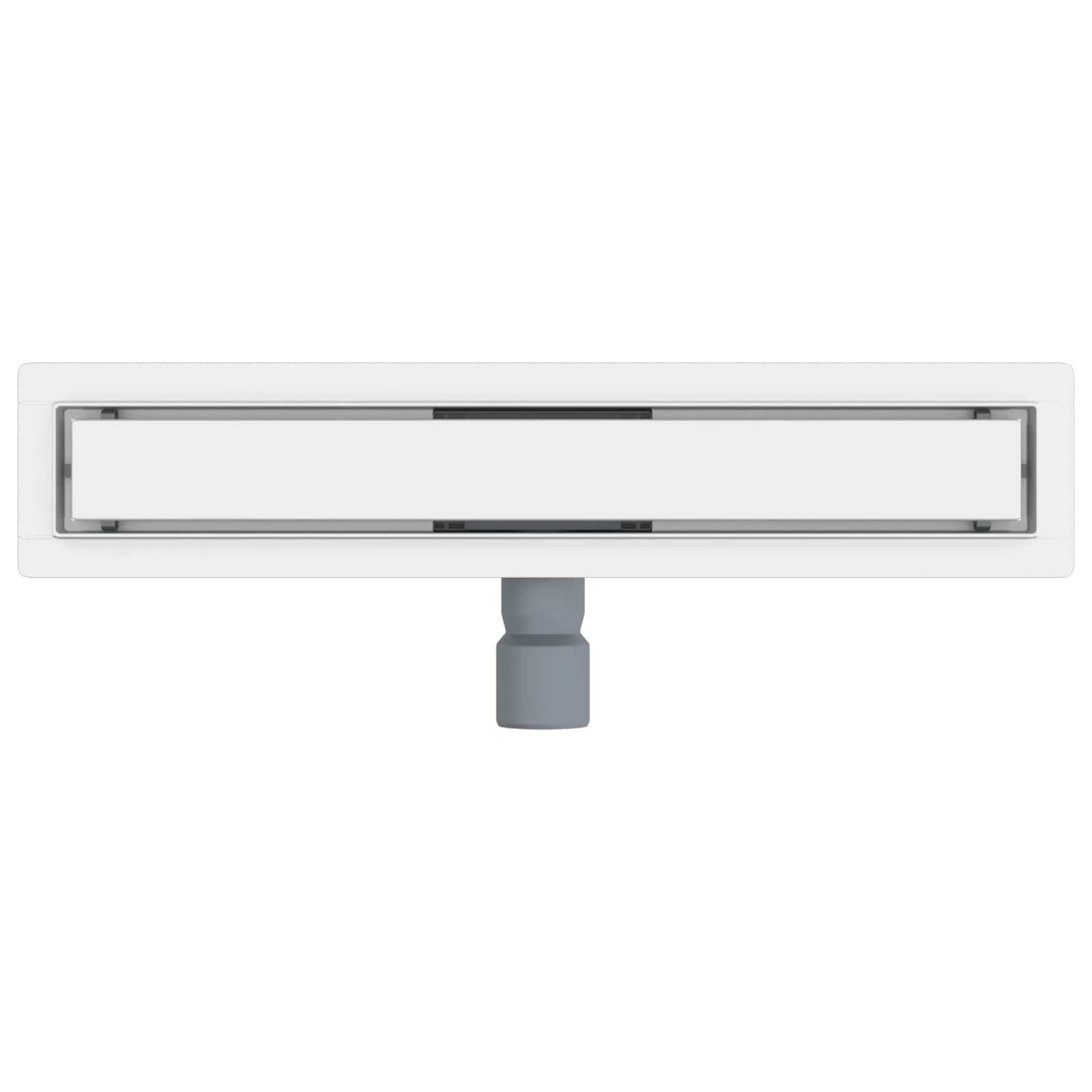 2-in-1 Shower Drain Silver 50 cm