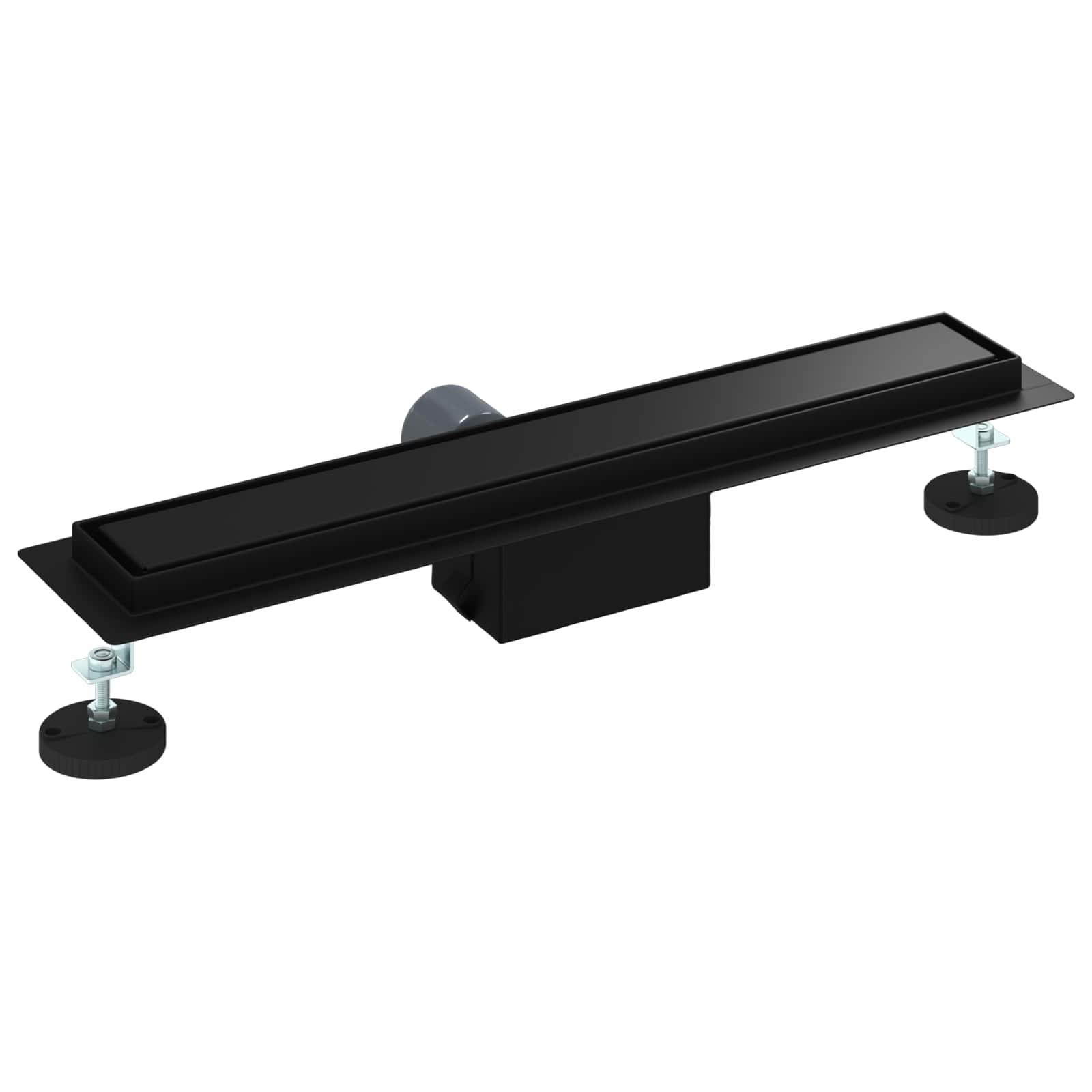 2 viename dušo nutekėjimas Juoda 50 cm Nerūdijantis plienas 304