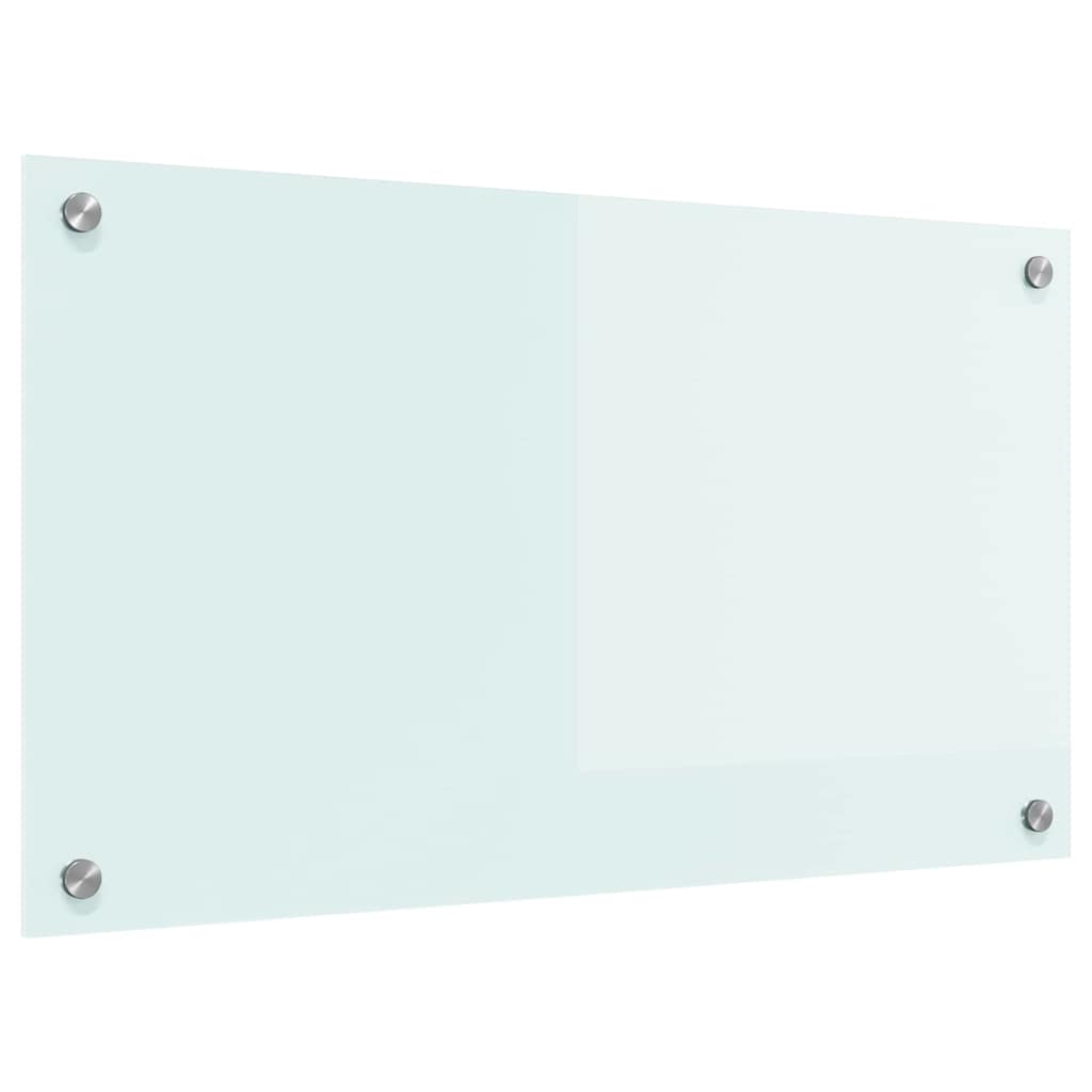 Virtuvės užpakalinė plokštė Balta 70 x 40 cm grūdintas stiklas