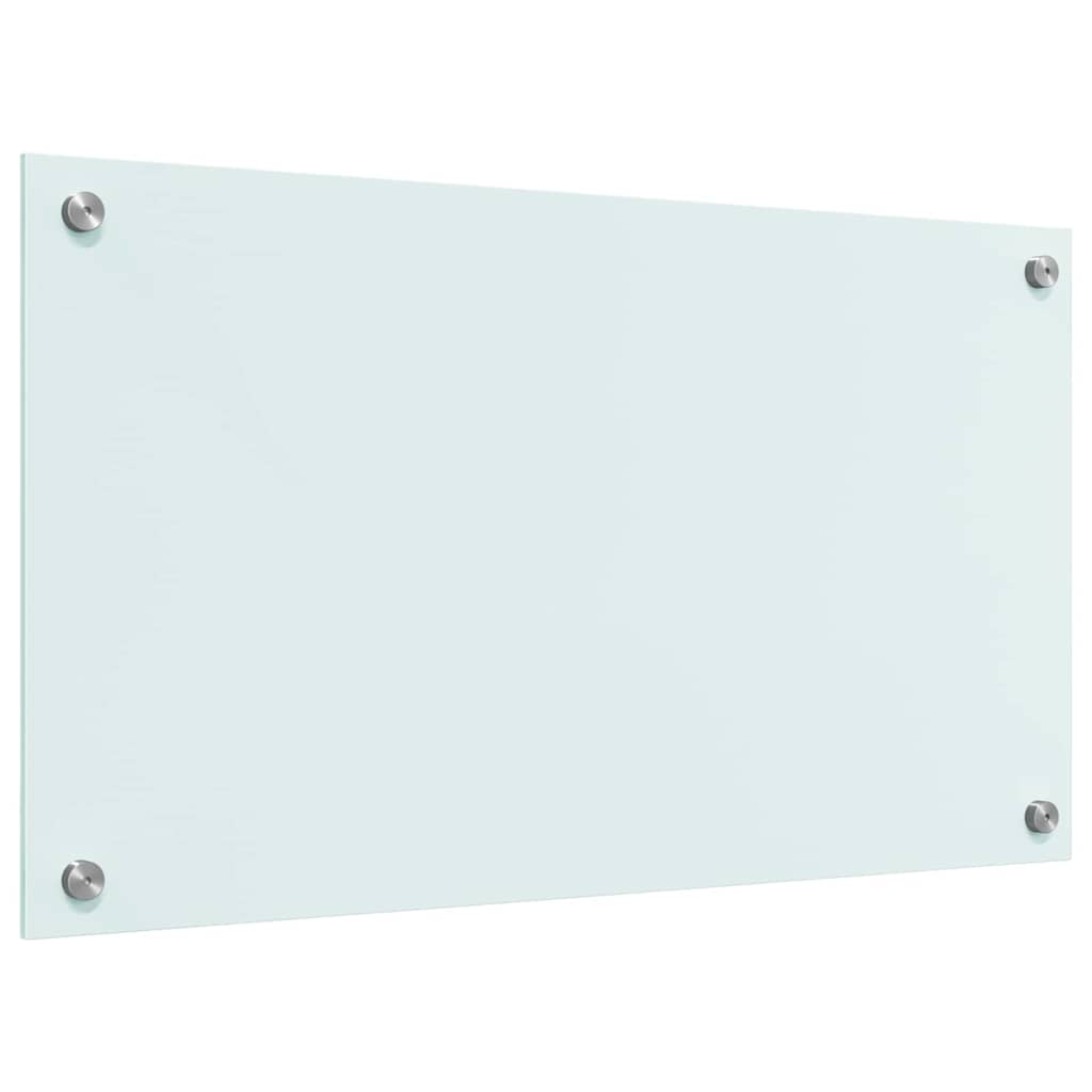 Virtuvės užpakalinė plokštė Balta 70 x 40 cm grūdintas stiklas