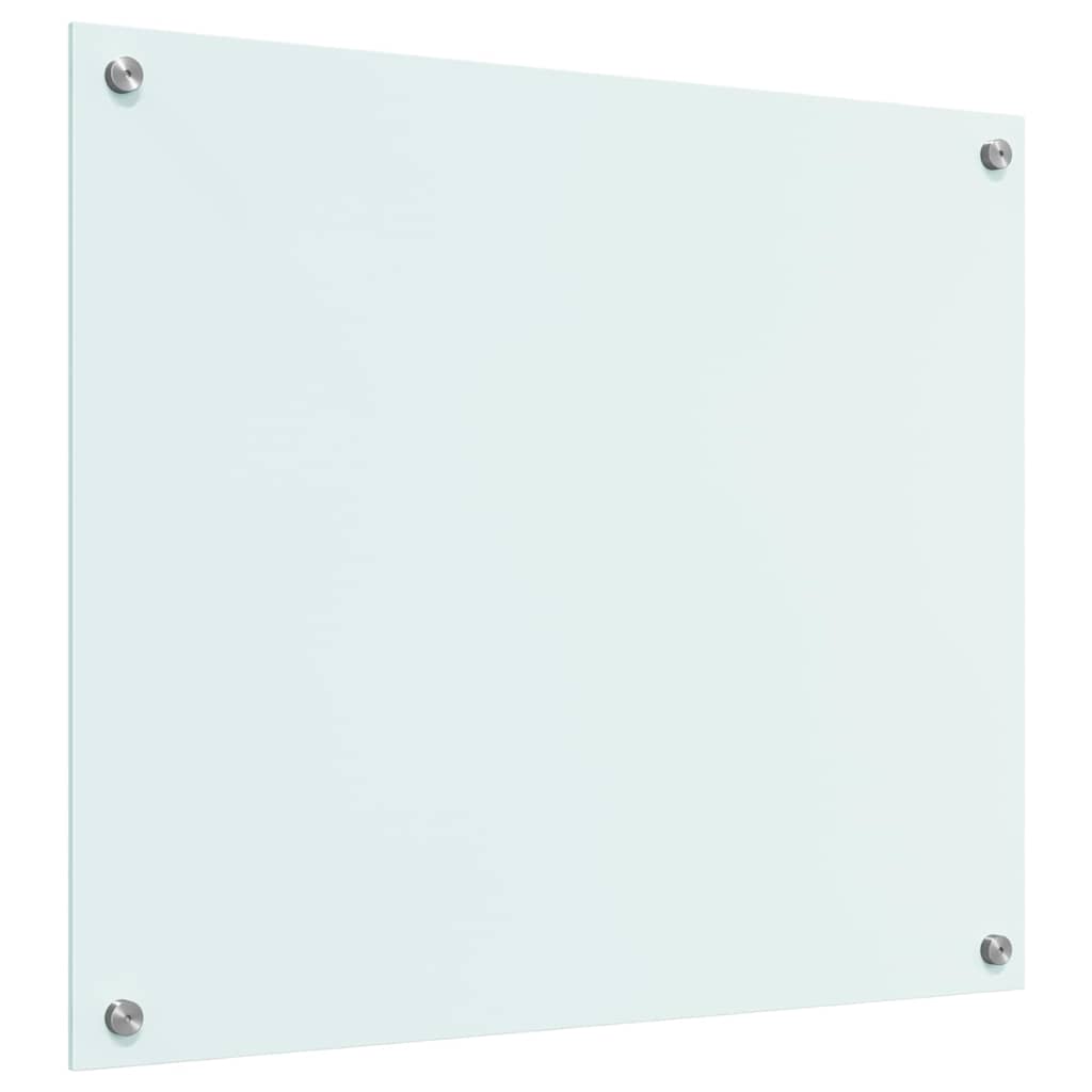 Virtuvės užpakalinė plokštė Balta 70 x 60 cm grūdintas stiklas