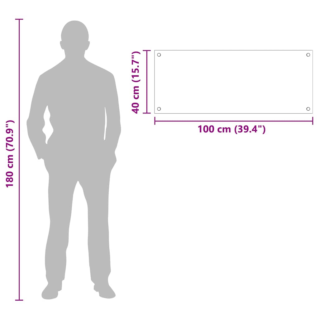 Virtuvės užpakalinė plokštė Juoda 100 x 40 cm grūdintas stiklas