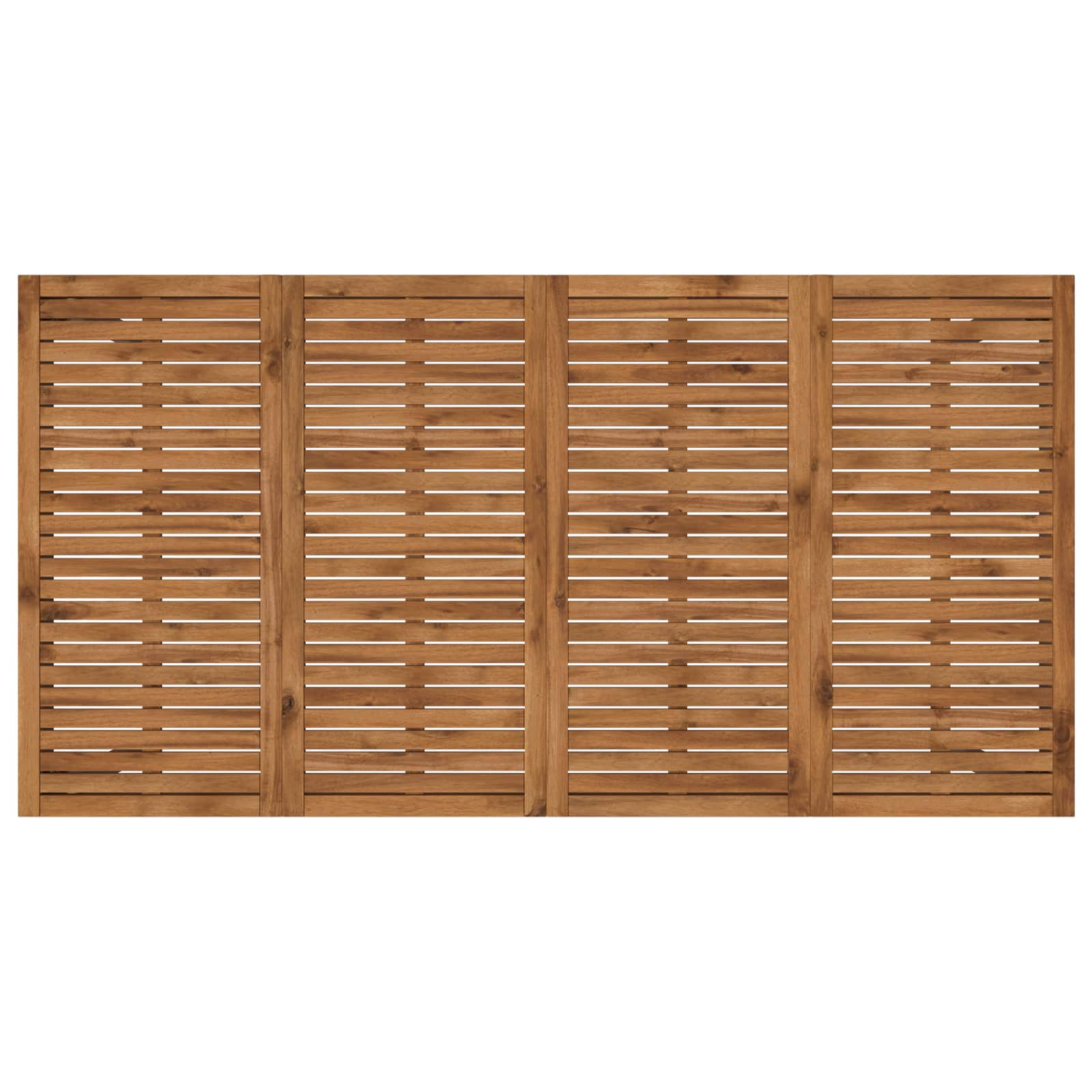Sodo vakarienės stalas Natūralus ir kava 196 x 100,5 x 75 cm