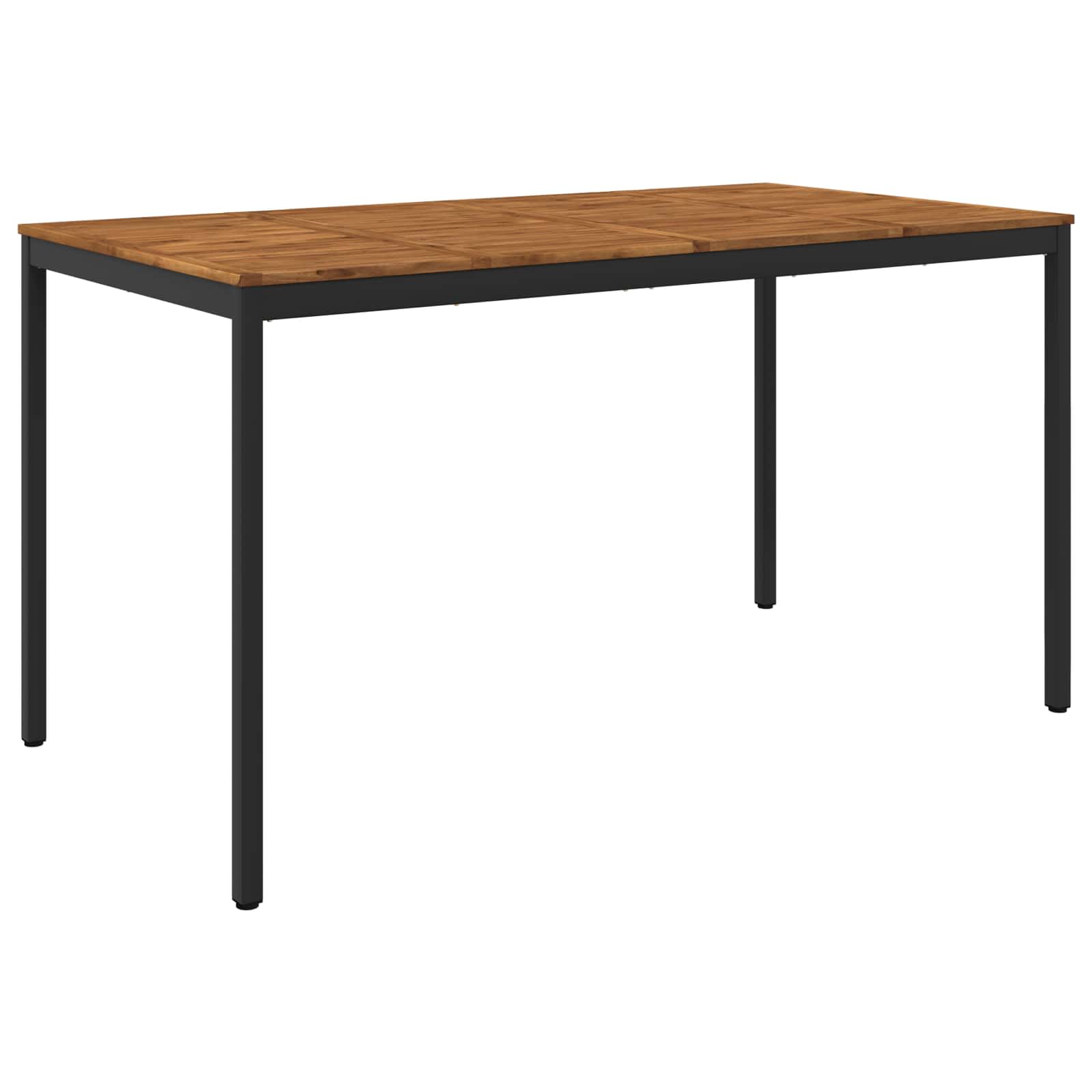 Sodo Baro Stalas Natūrali ir juoda 196 x 100,5 x 105 cm