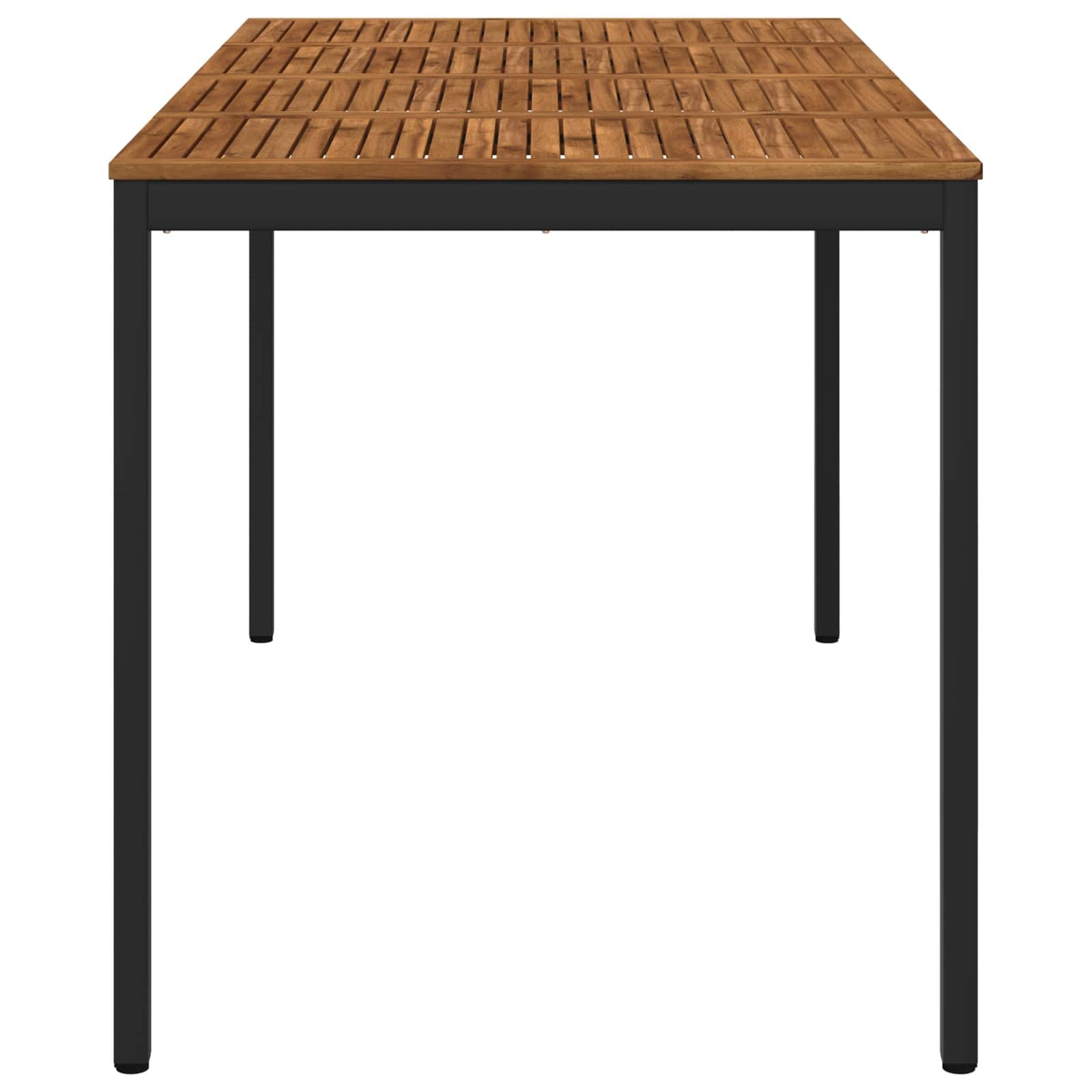 Sodo Baro Stalas Natūrali ir juoda 196 x 100,5 x 105 cm