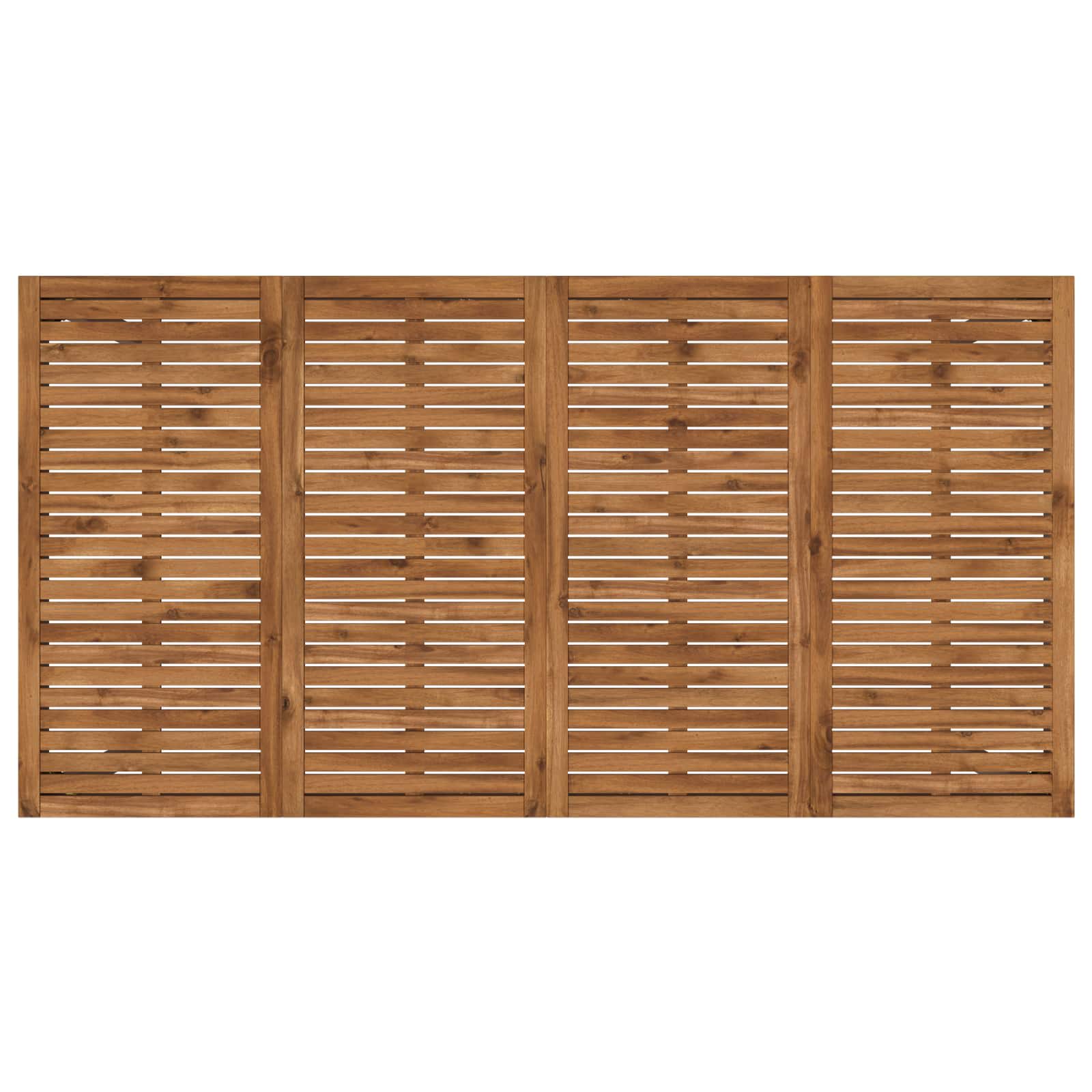Sodo Baro Stalas Natūralus ir kava 196 x 100,5 x 105 cm