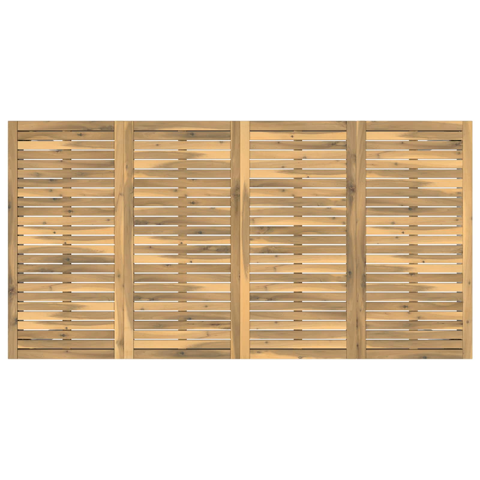 Sodo vakarienės stalas Balta 196 x 100,5 x 75 cm
