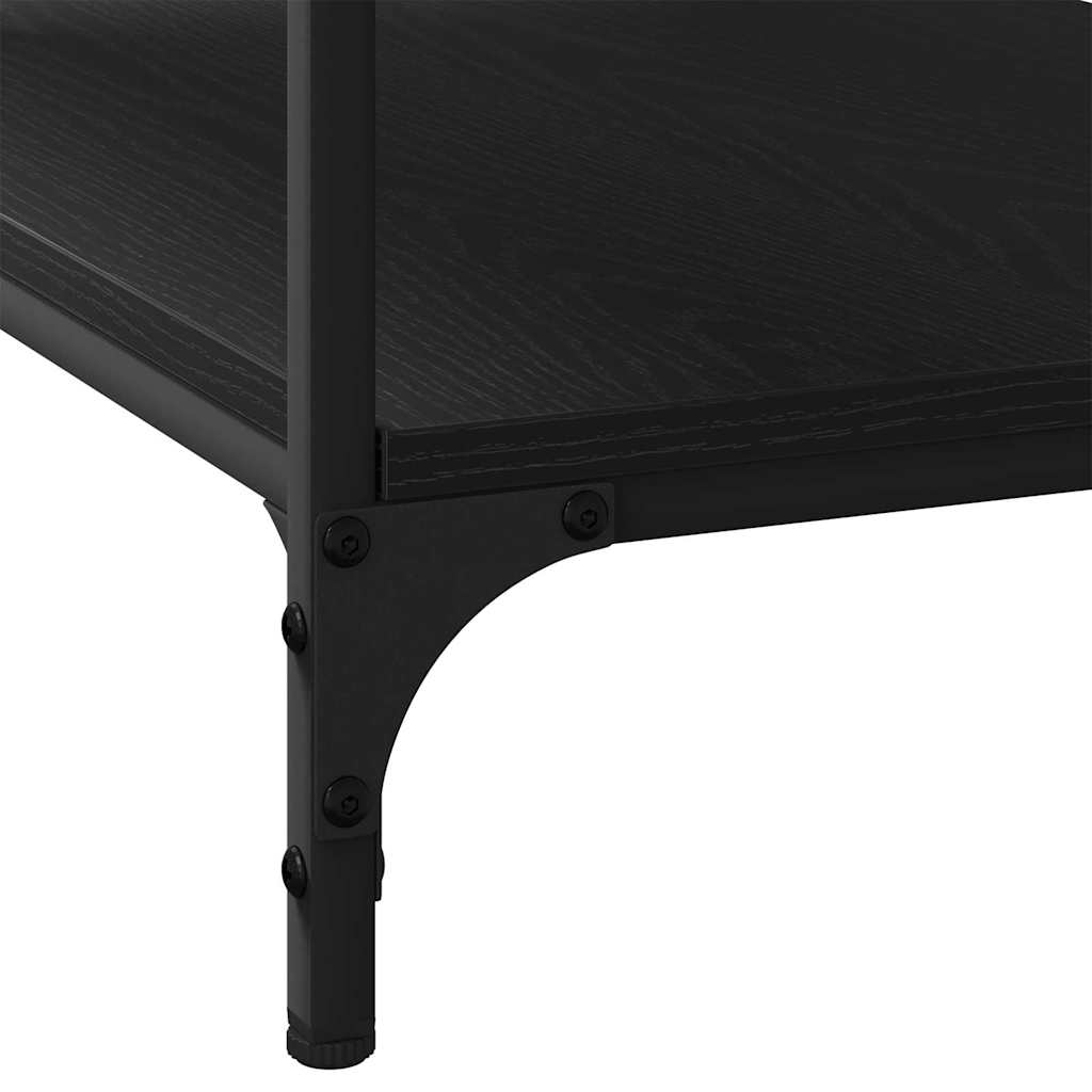 Coffee table black oak Engineered wood