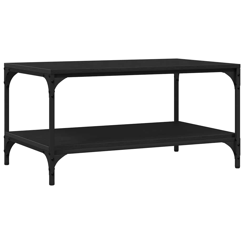 Coffee table black oak Engineered wood