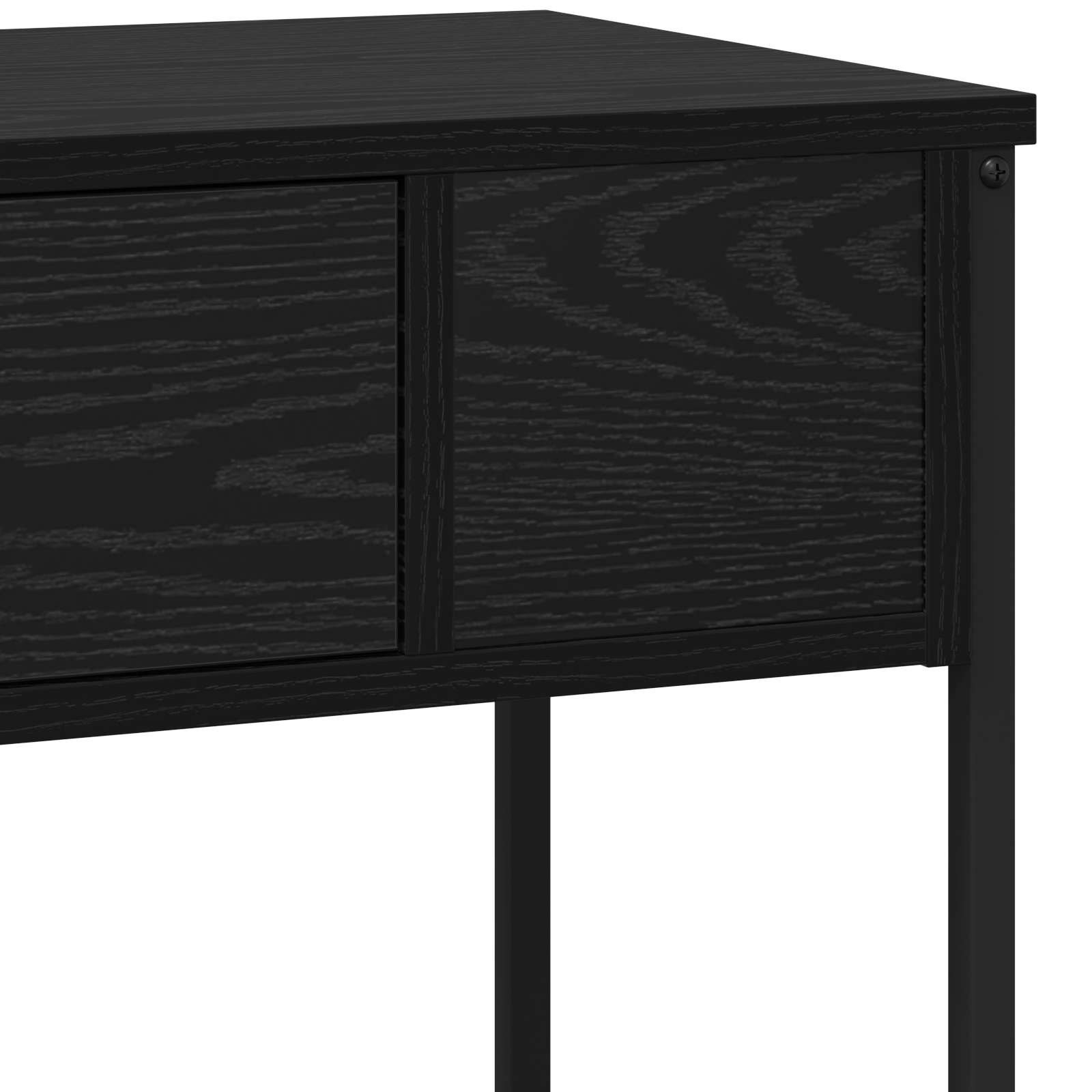 Konsoles galds Kita melns ozols 100 x 34.5 x 75 cm
