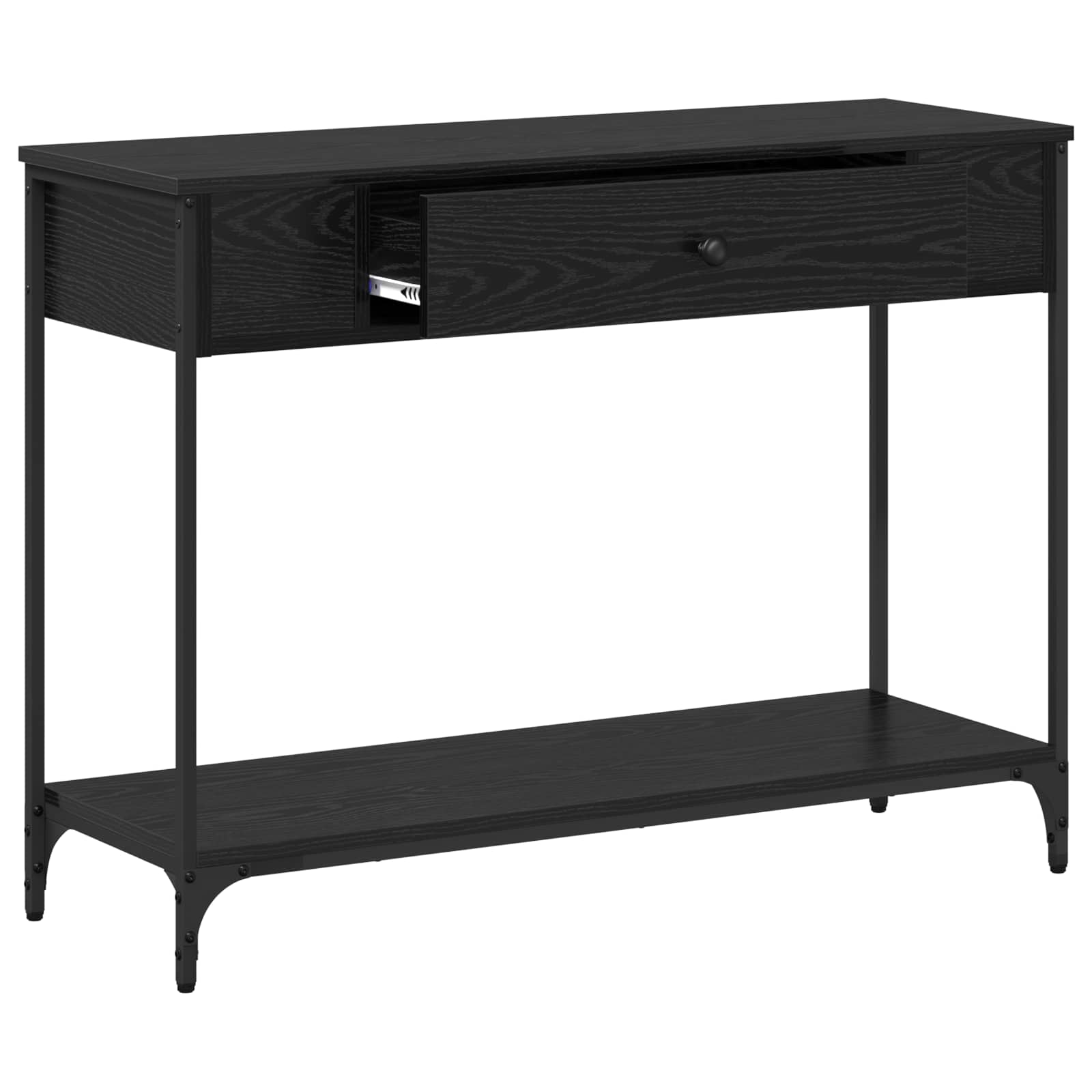 Konsoles galds Kita melns ozols 100 x 34.5 x 75 cm
