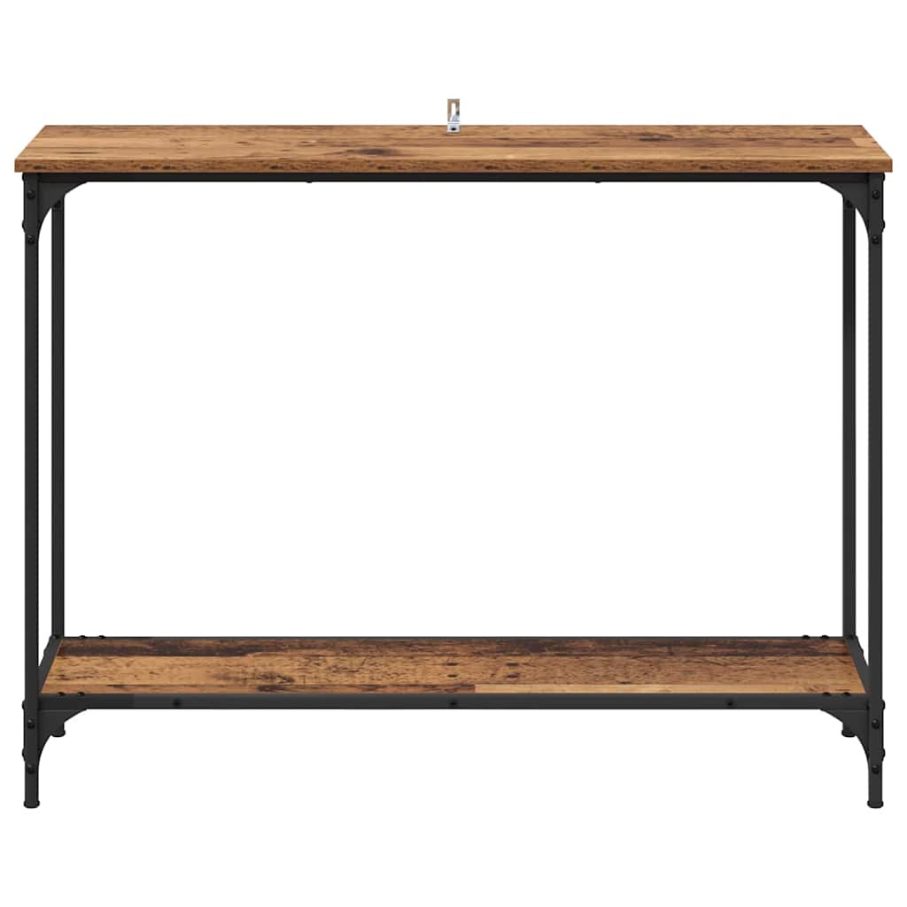 Konsolinis stalas su lentyna Sena mediena 101 x 30.5 x 75 cm