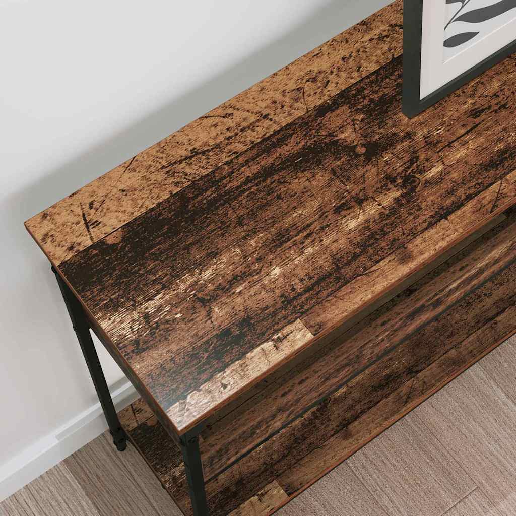 Konsolinis stalas su lentyna Sena mediena 100 x 29 x 75 cm