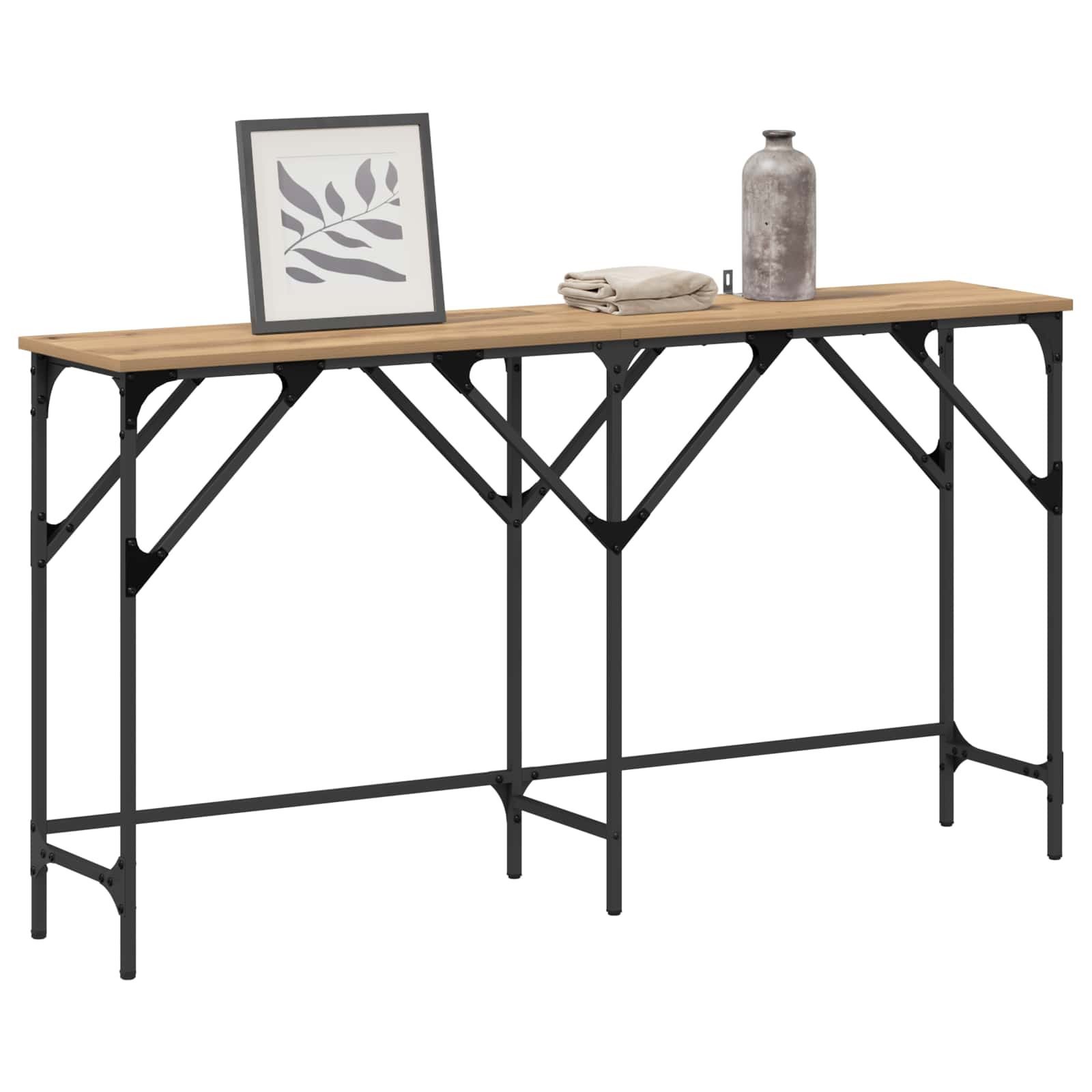 Konsoles galds artisan ozols 140 x 29 x 75 cm