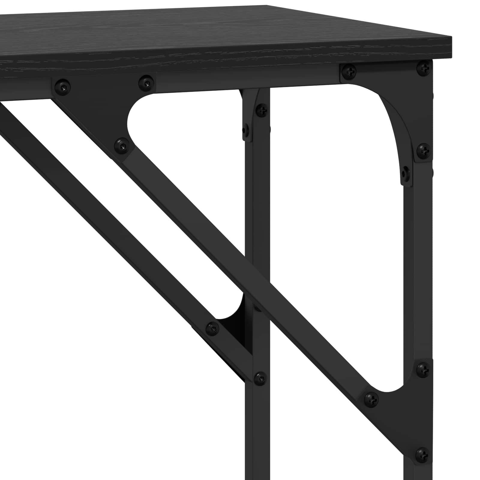 Konsoles galds Melns ozols 140 x 29 x 75 cm