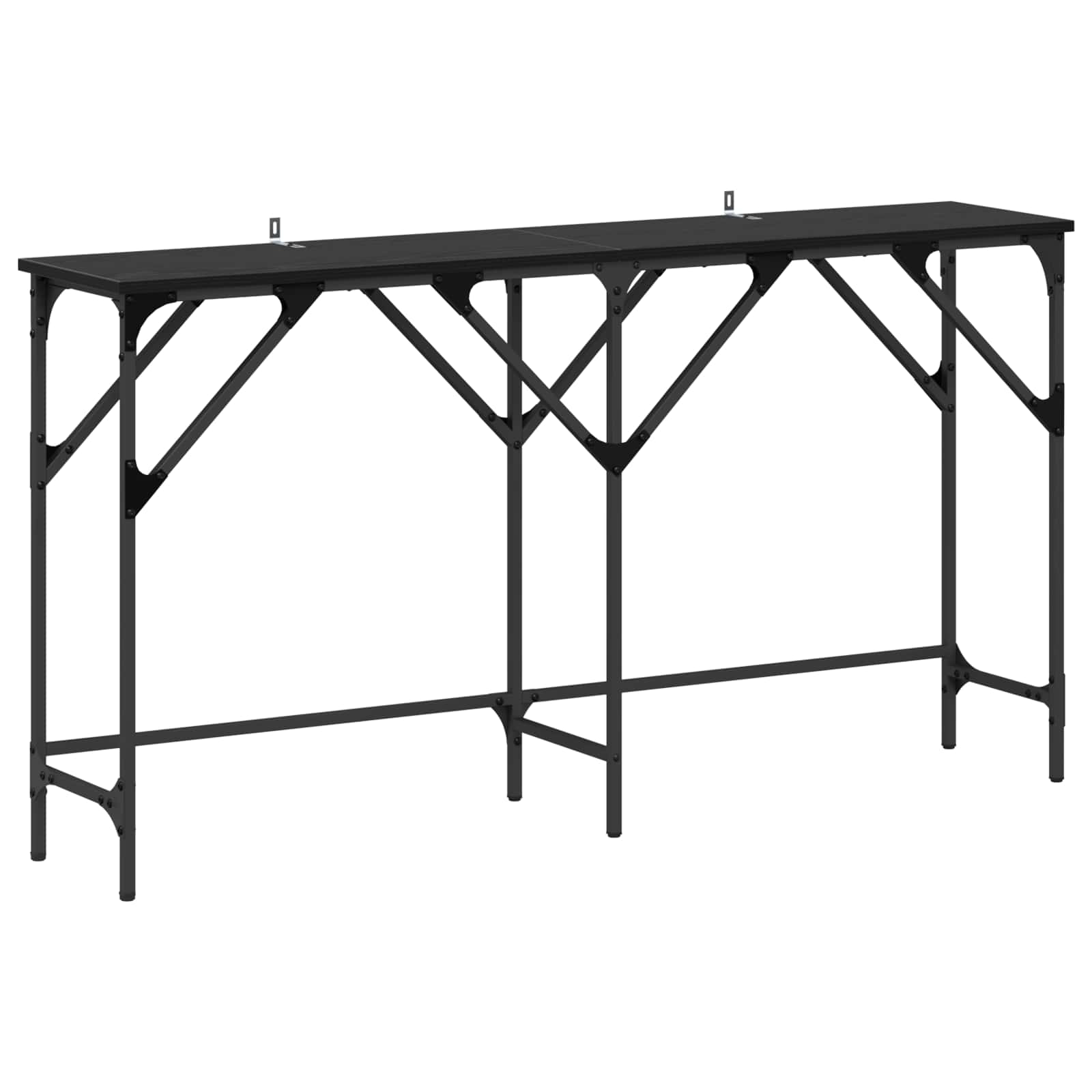 Konsoles galds Melns ozols 140 x 29 x 75 cm