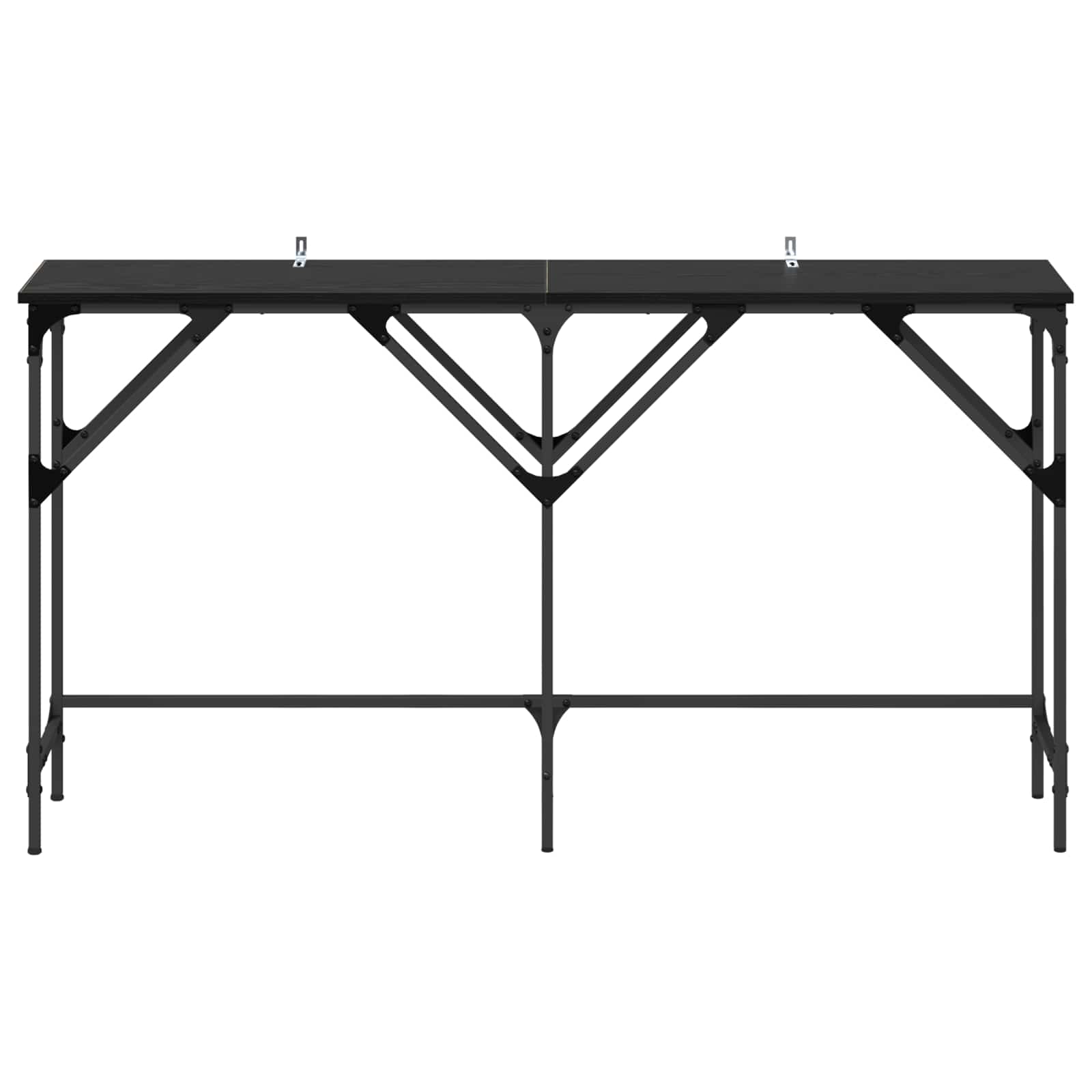 Konsoles galds Melns ozols 140 x 29 x 75 cm