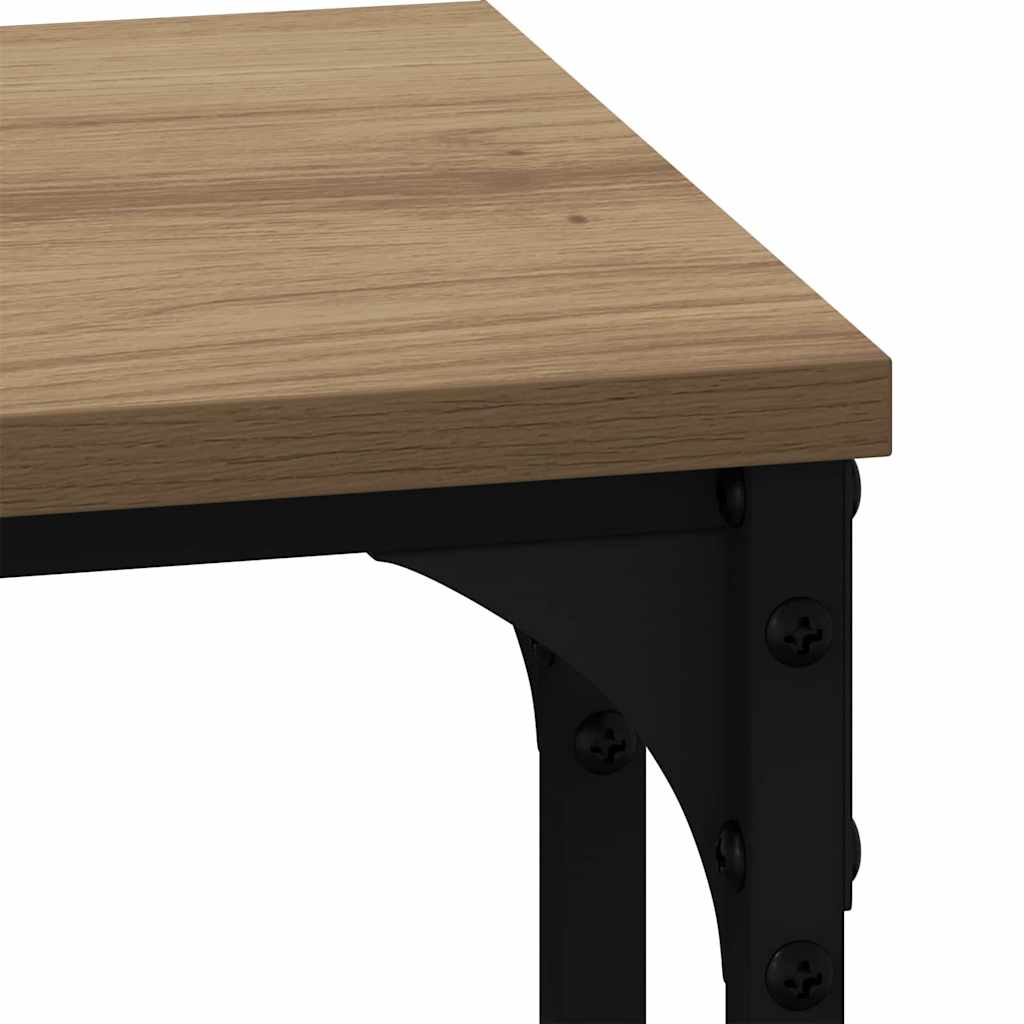 Nesting Coffee Table 3 pcs artisan oak 50.5 x 35 x 53 cm