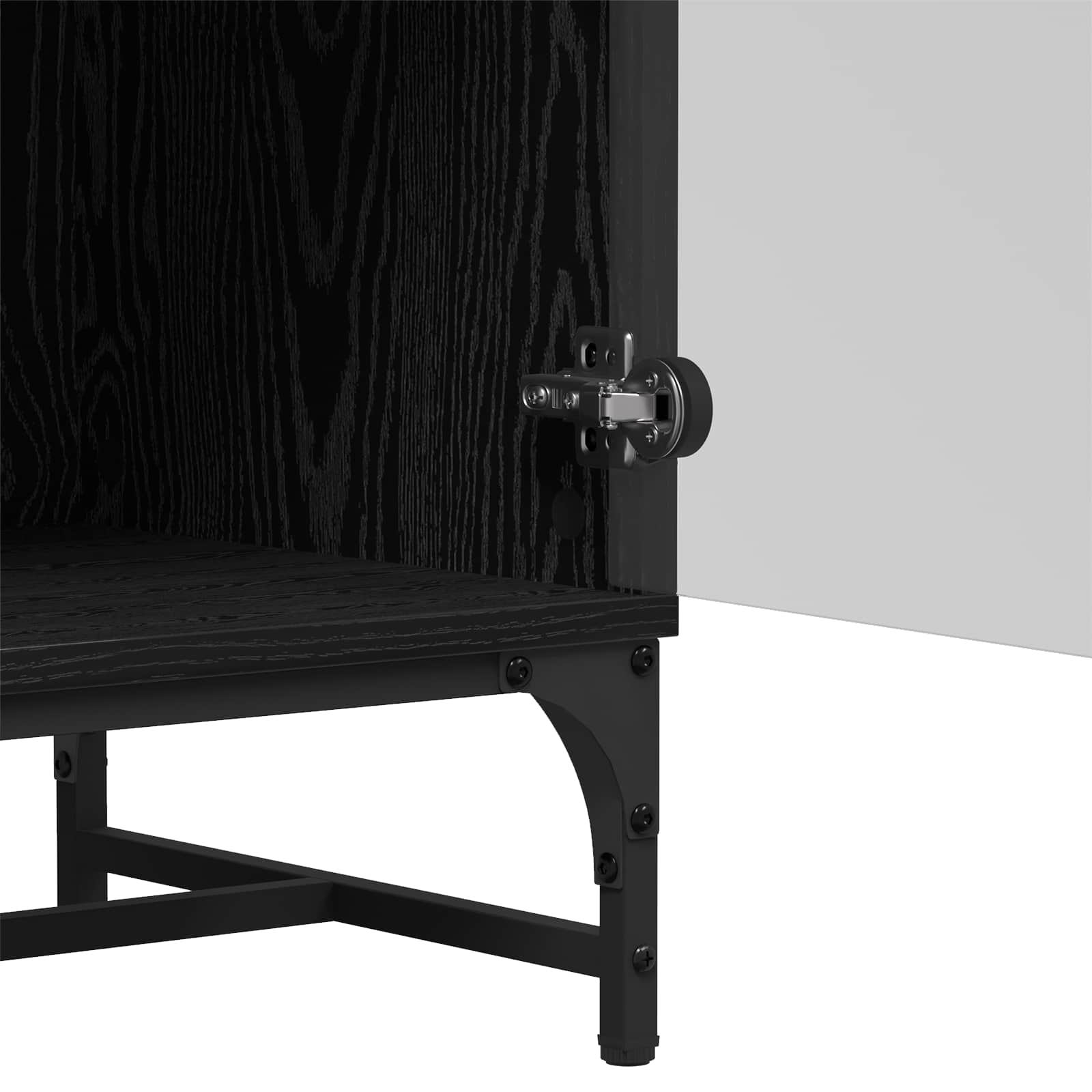 Kabatas Ozolkoka melns 35 x 37 x 117 cm