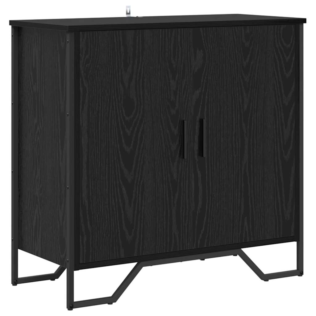 Console table Black 78 x 35.5 x 74.5 cm Engineered wood