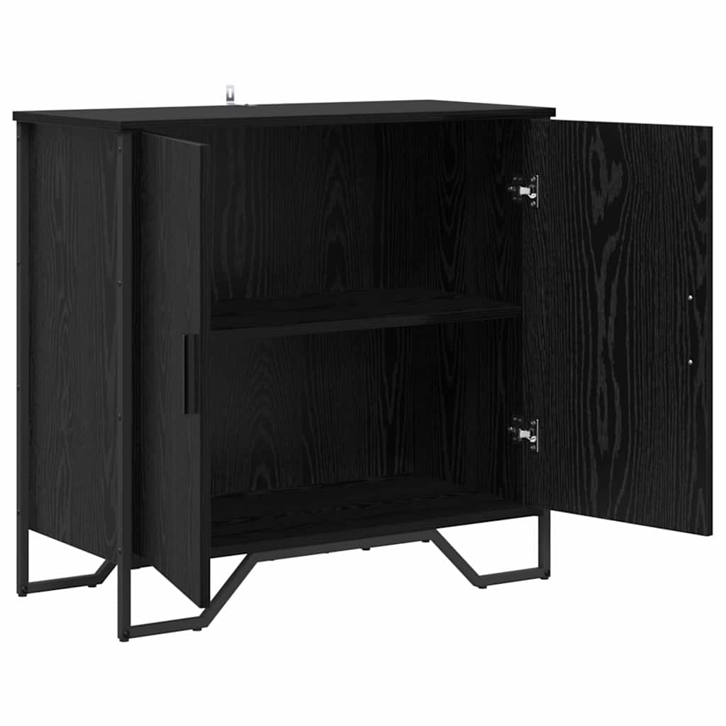 Console table Black 78 x 35.5 x 74.5 cm Engineered wood